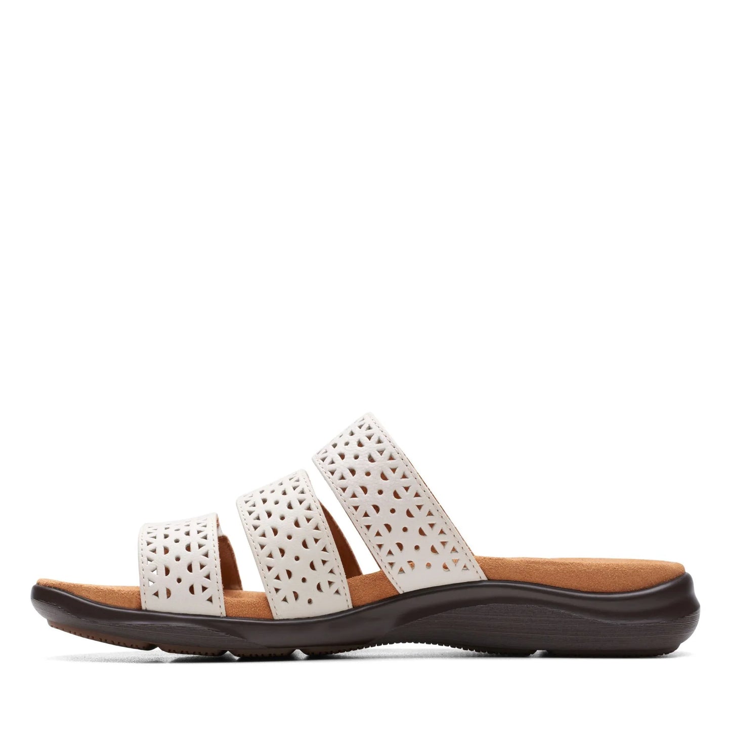 Sandalias De La Marca Clarks Para Mujer Modelo Kitly Walk White En Color Blanco