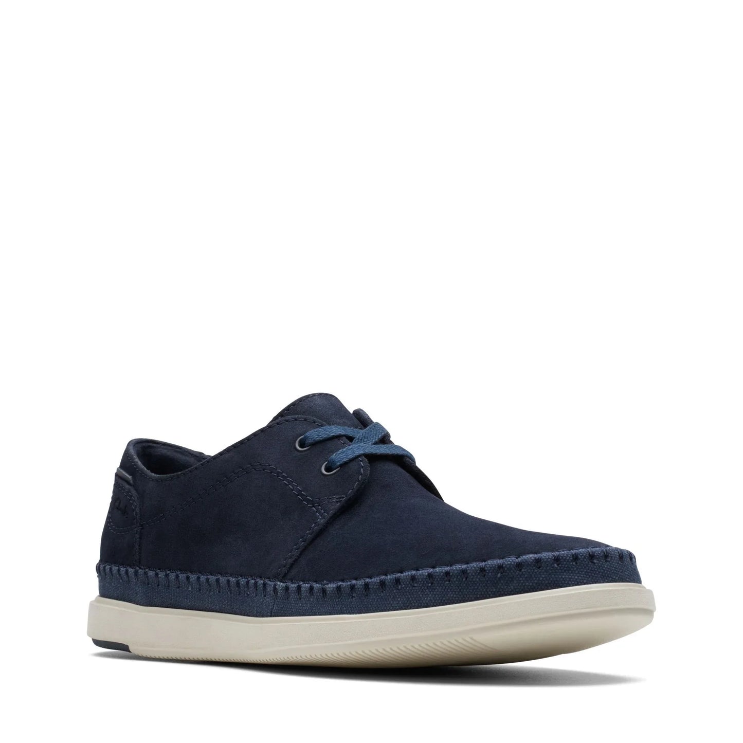 Zapatos Derby De La Marca Clarks Para Hombre Modelo Bratton Lo Navy Suede En Color Azul