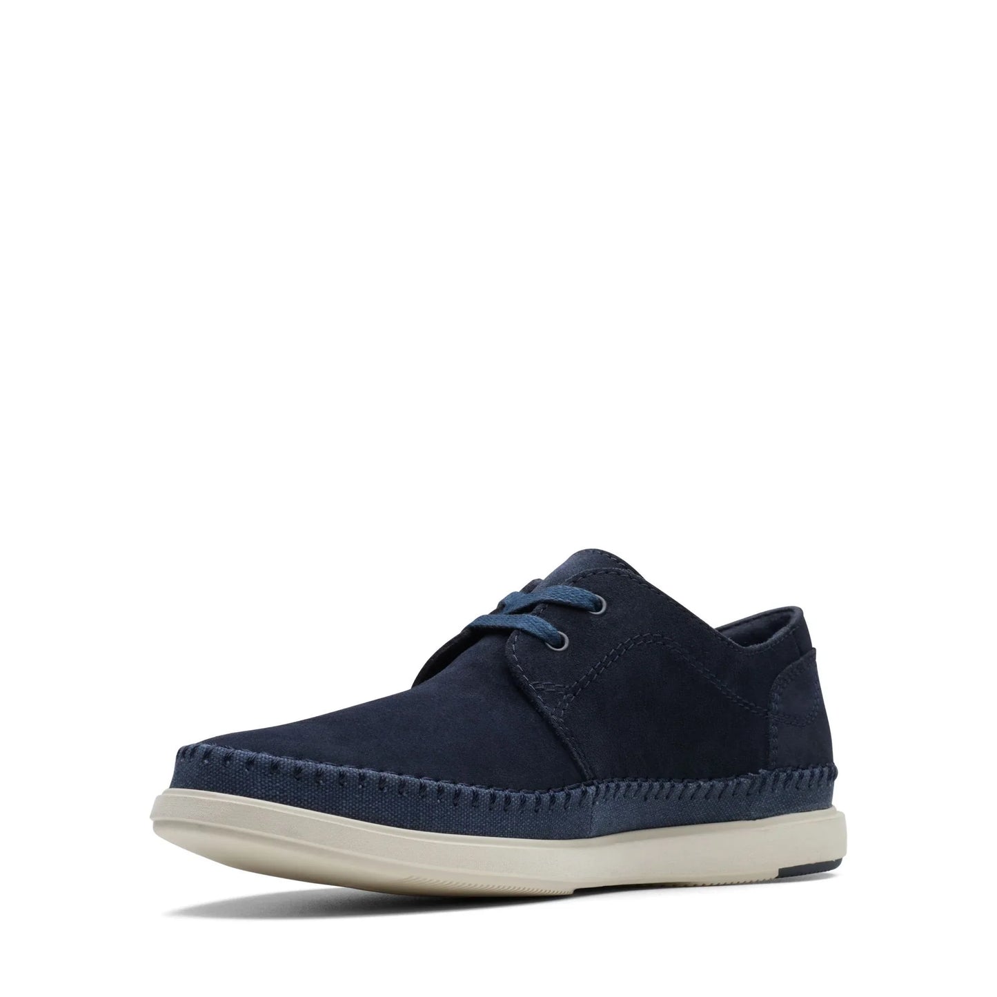 Zapatos Derby De La Marca Clarks Para Hombre Modelo Bratton Lo Navy Suede En Color Azul