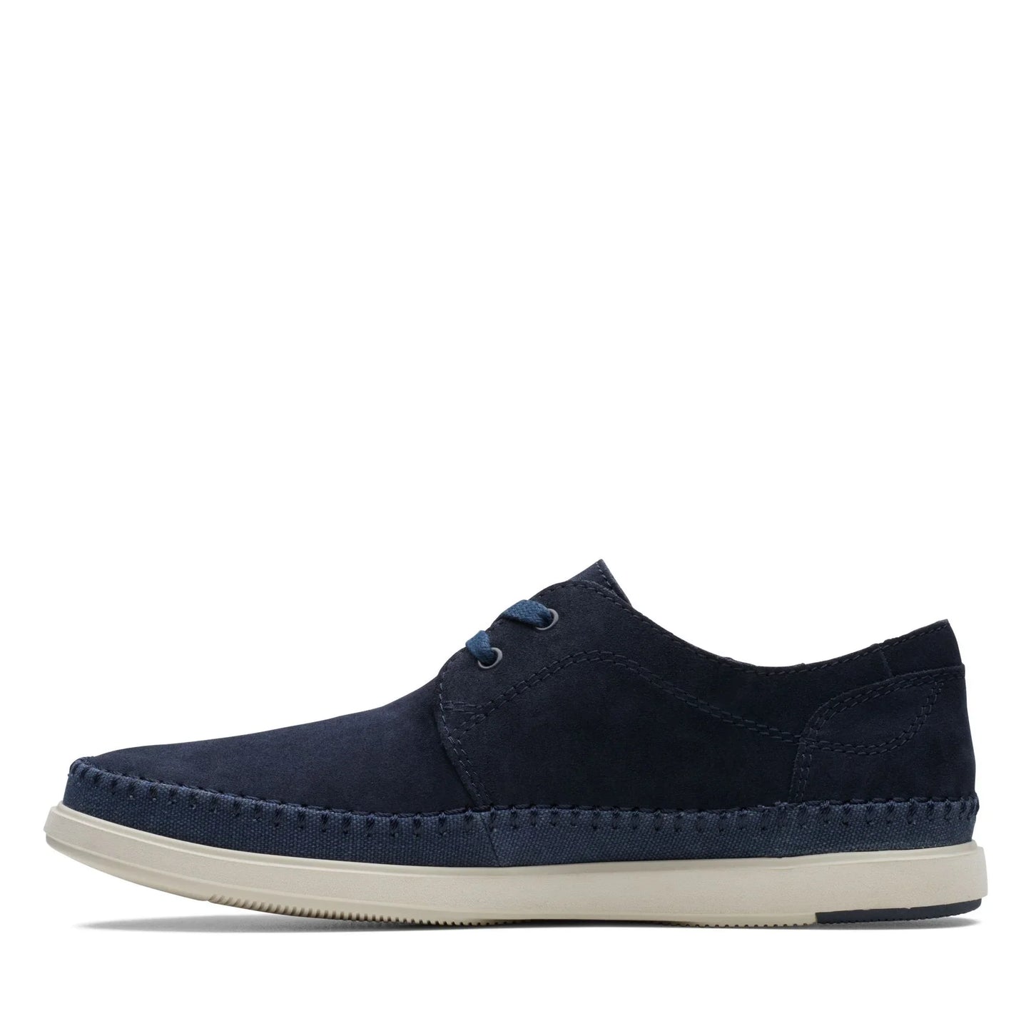 Zapatos Derby De La Marca Clarks Para Hombre Modelo Bratton Lo Navy Suede En Color Azul