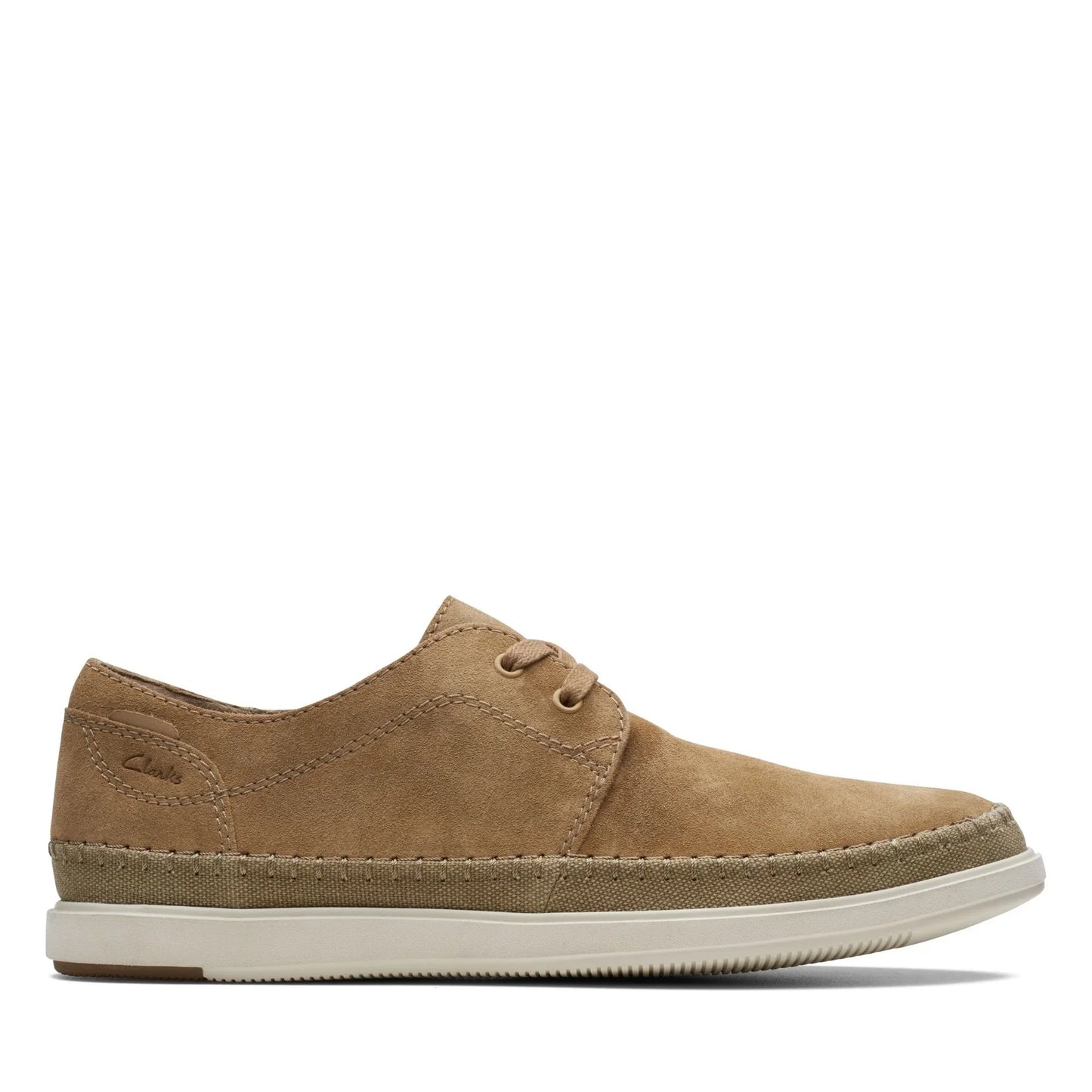 Zapatos Derby De La Marca Clarks Para Hombre Modelo Bratton Lo Sand Suede En Color Beige