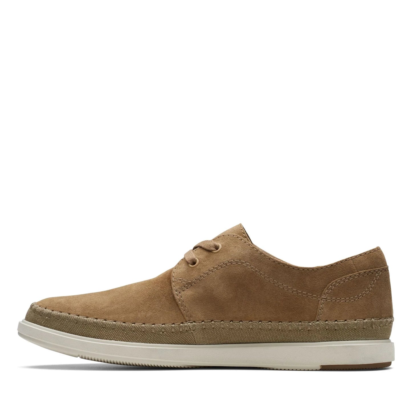 Zapatos Derby De La Marca Clarks Para Hombre Modelo Bratton Lo Sand Suede En Color Beige