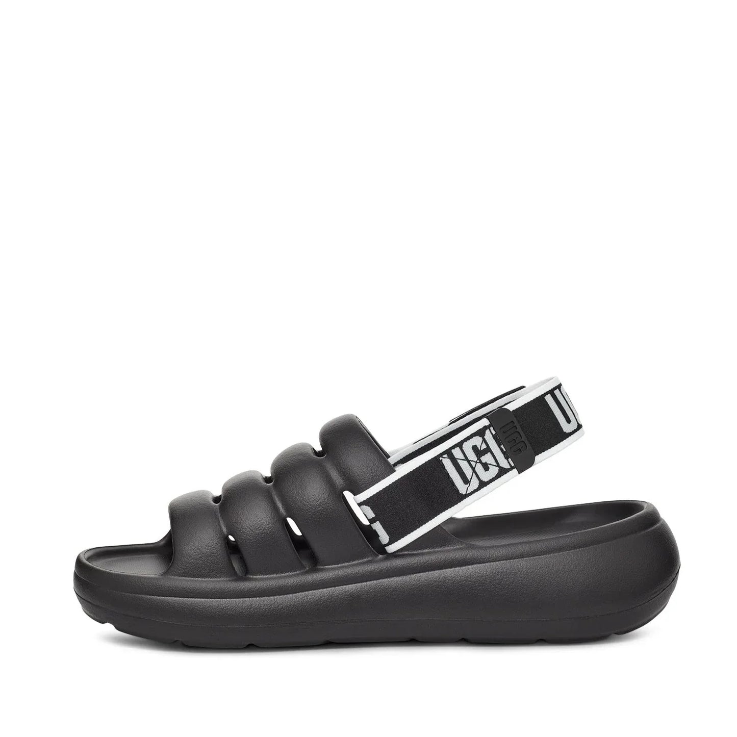 Sandales Ugg pour femmes, modèle W Sport Yeah Black, en noir