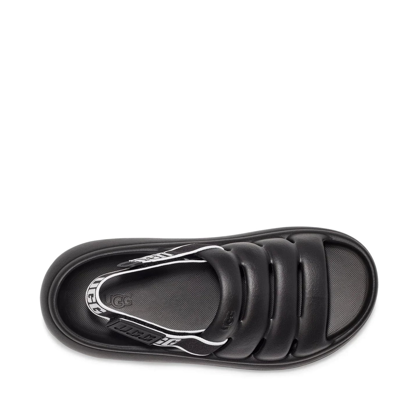 Sandales Ugg pour femmes, modèle W Sport Yeah Black, en noir