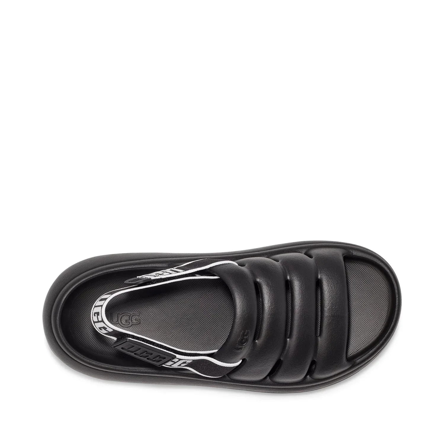 Ugg merk dames sandalen model W Sport Yeah zwart in zwart
