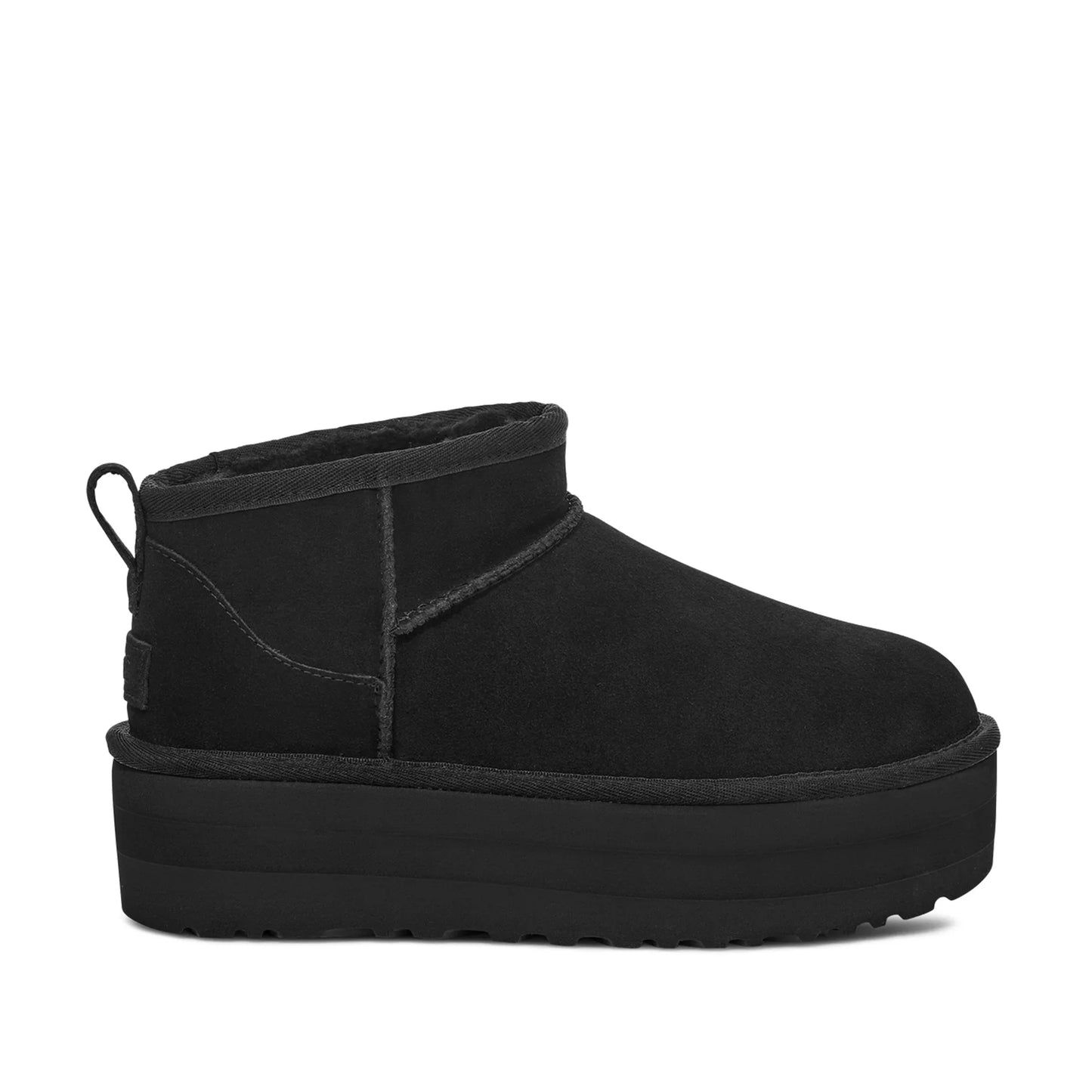 Bottes à plateforme Ugg Classic Ultra Mini pour femme en noir