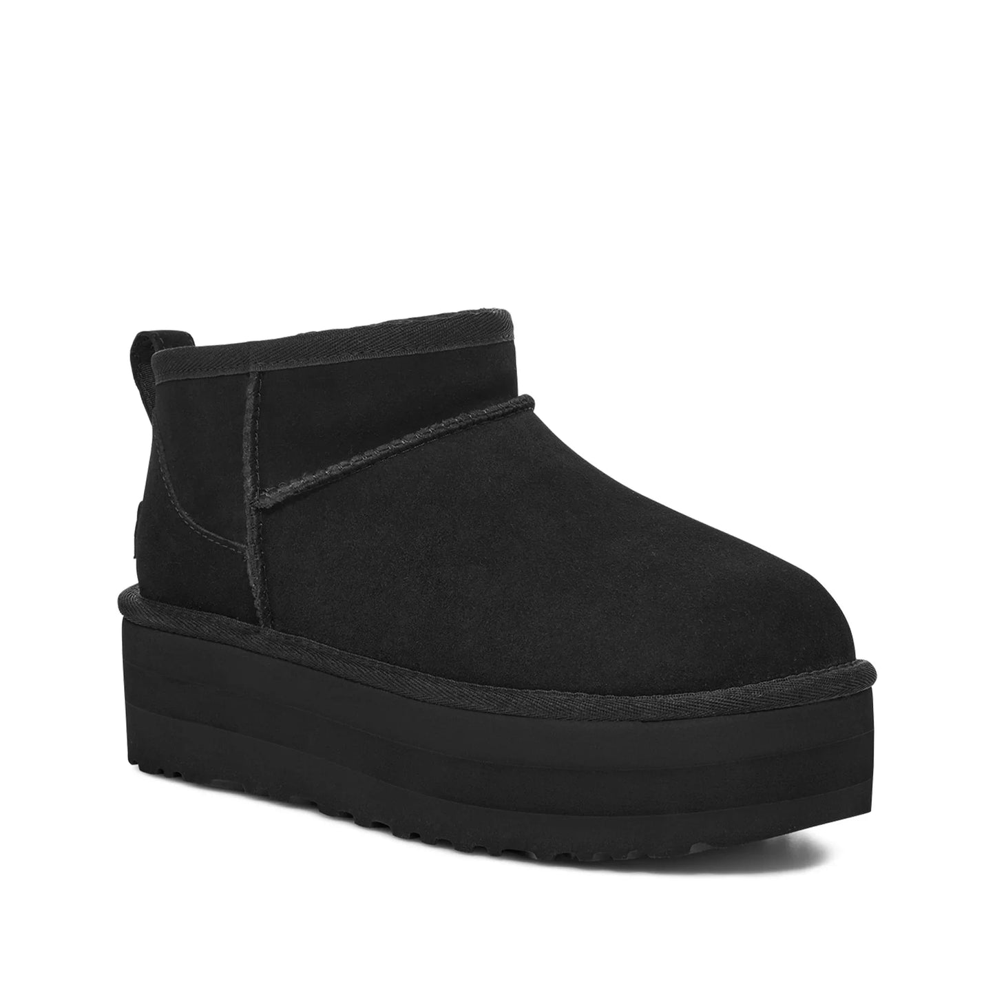 Bottes à plateforme Ugg Classic Ultra Mini pour femme en noir