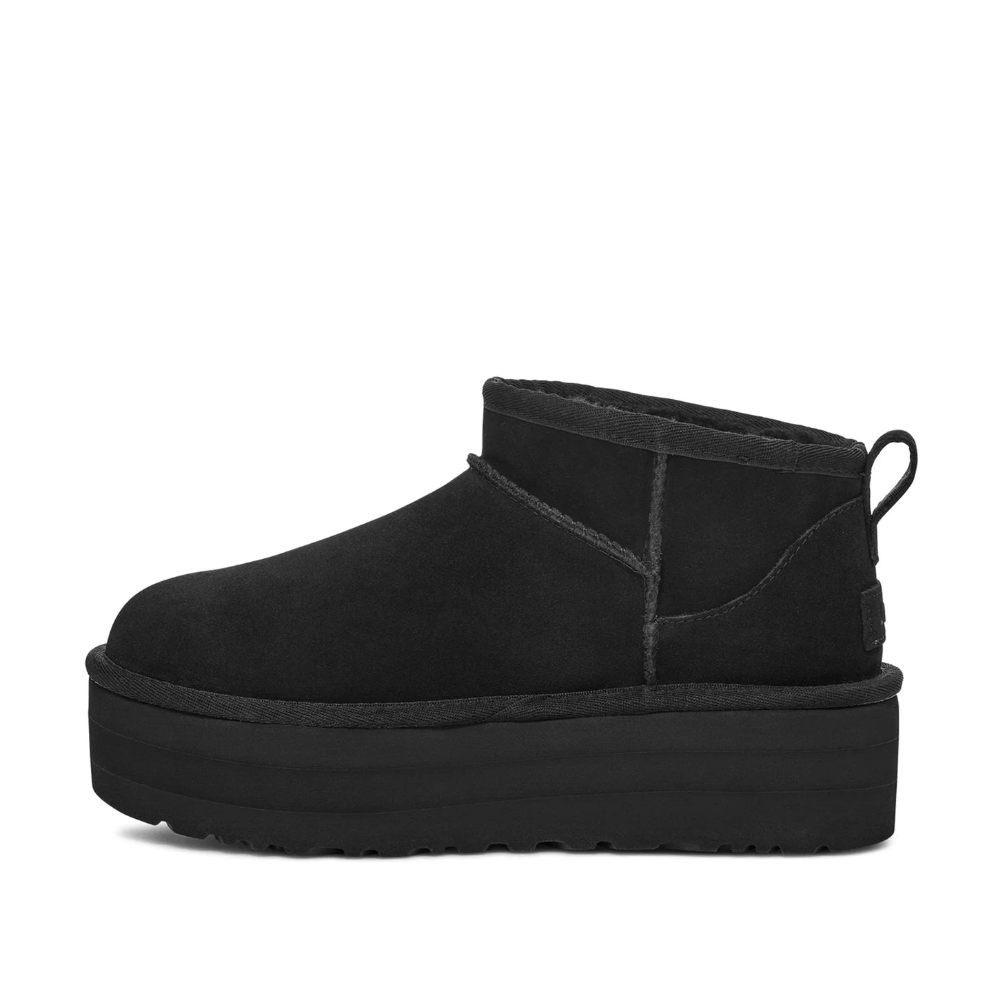 Bottes à plateforme Ugg Classic Ultra Mini pour femme en noir