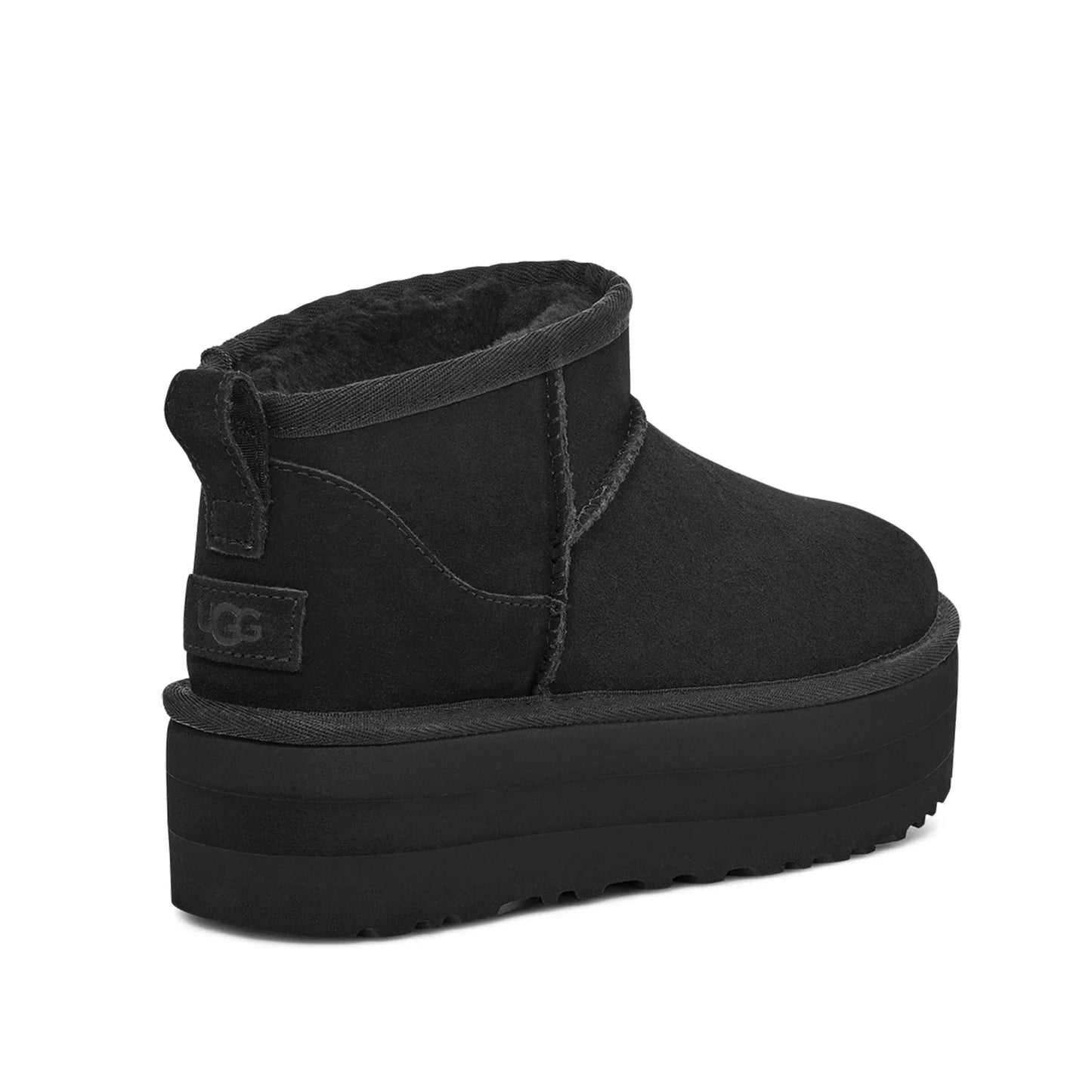Bottes à plateforme Ugg Classic Ultra Mini pour femme en noir