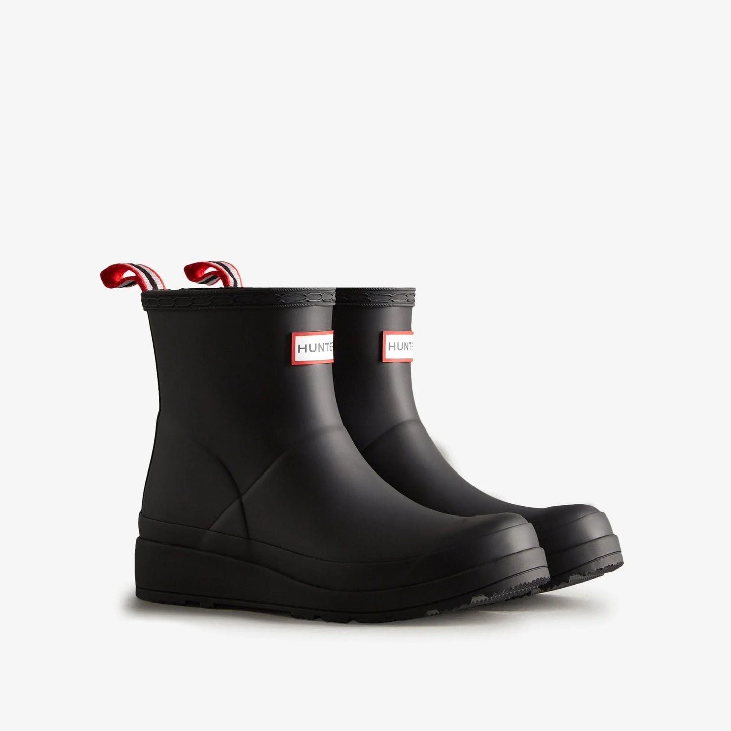 Bottes femme de marque Hunter, modèle Hunter Original Play Boot Short en noir.