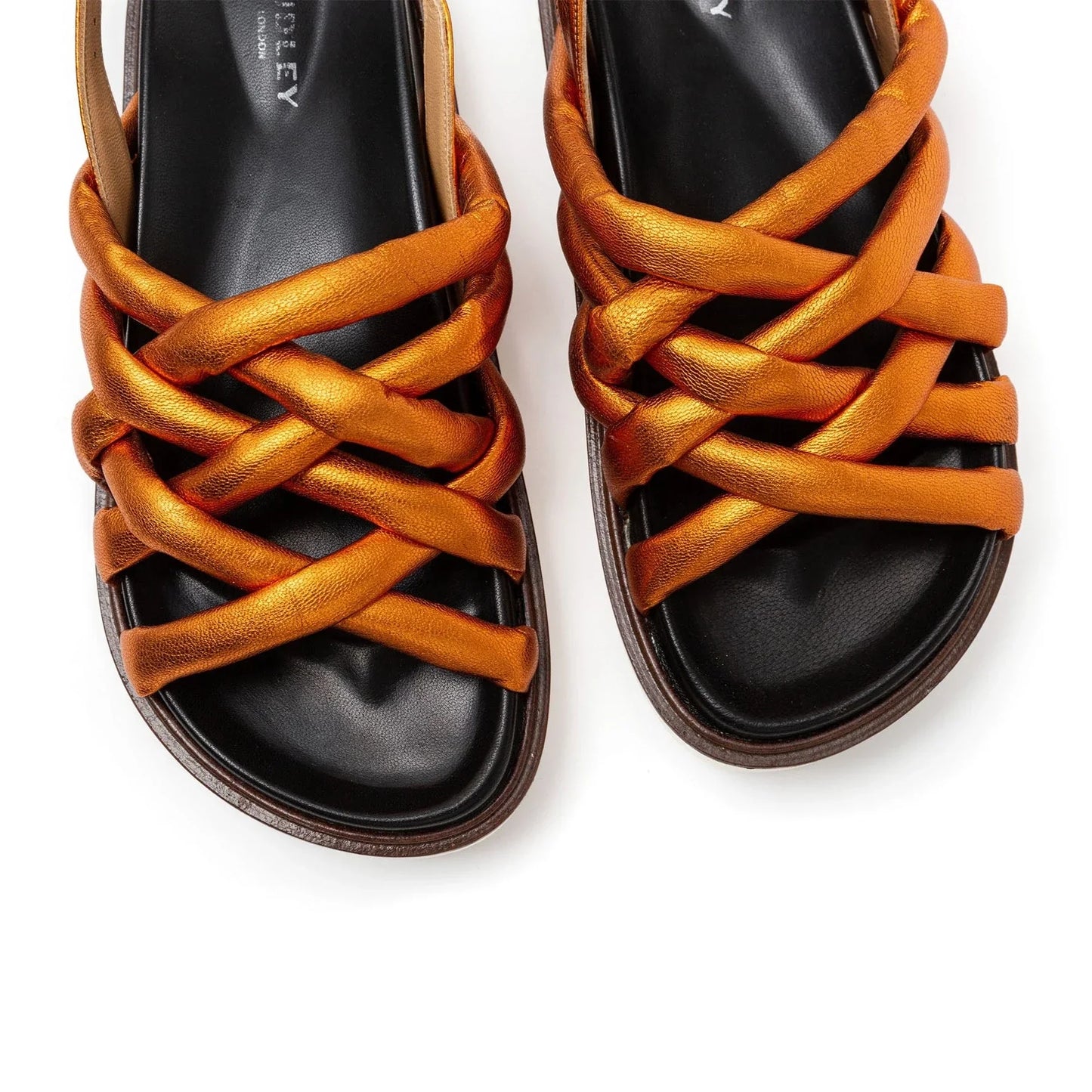 Audley Brand Damen Sandalen Heike Modell: Plateau 22315 in Rot