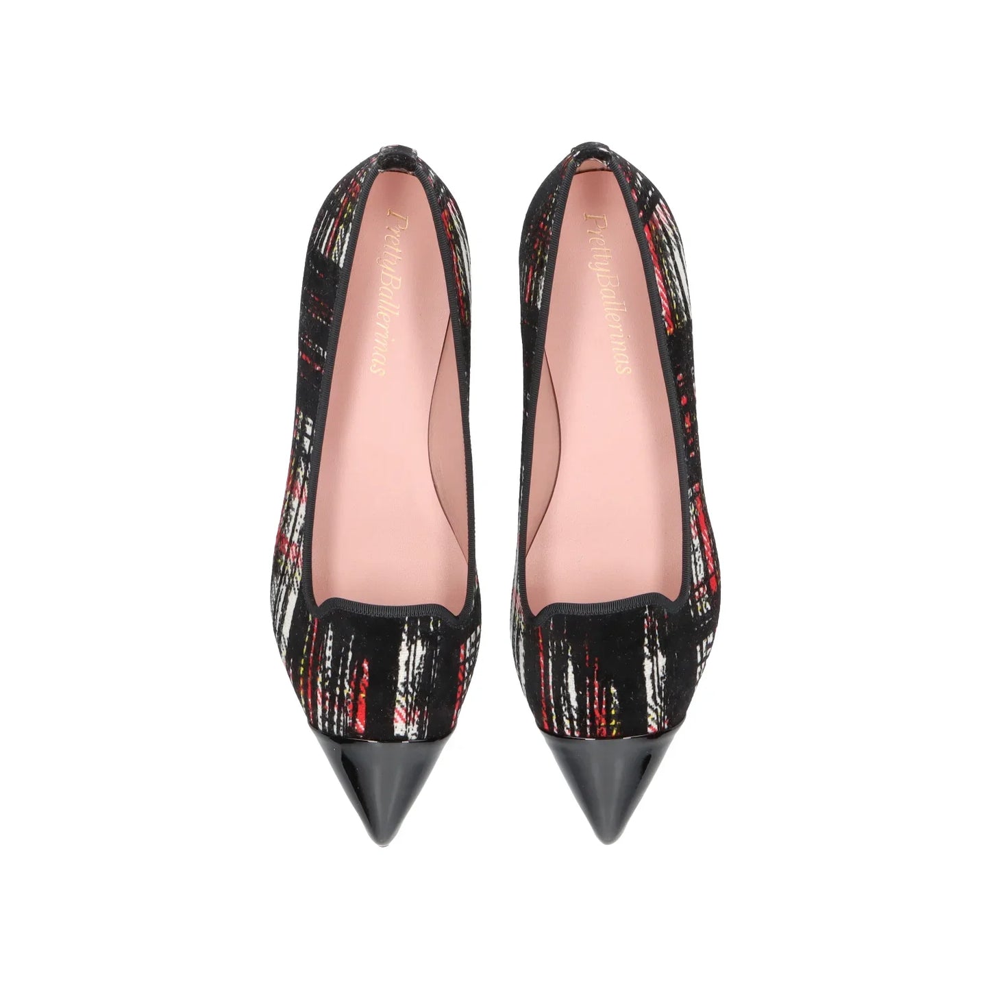 Pretty Ballerinas Damen Ballerinas, Ella Shade Black Tao, Rot