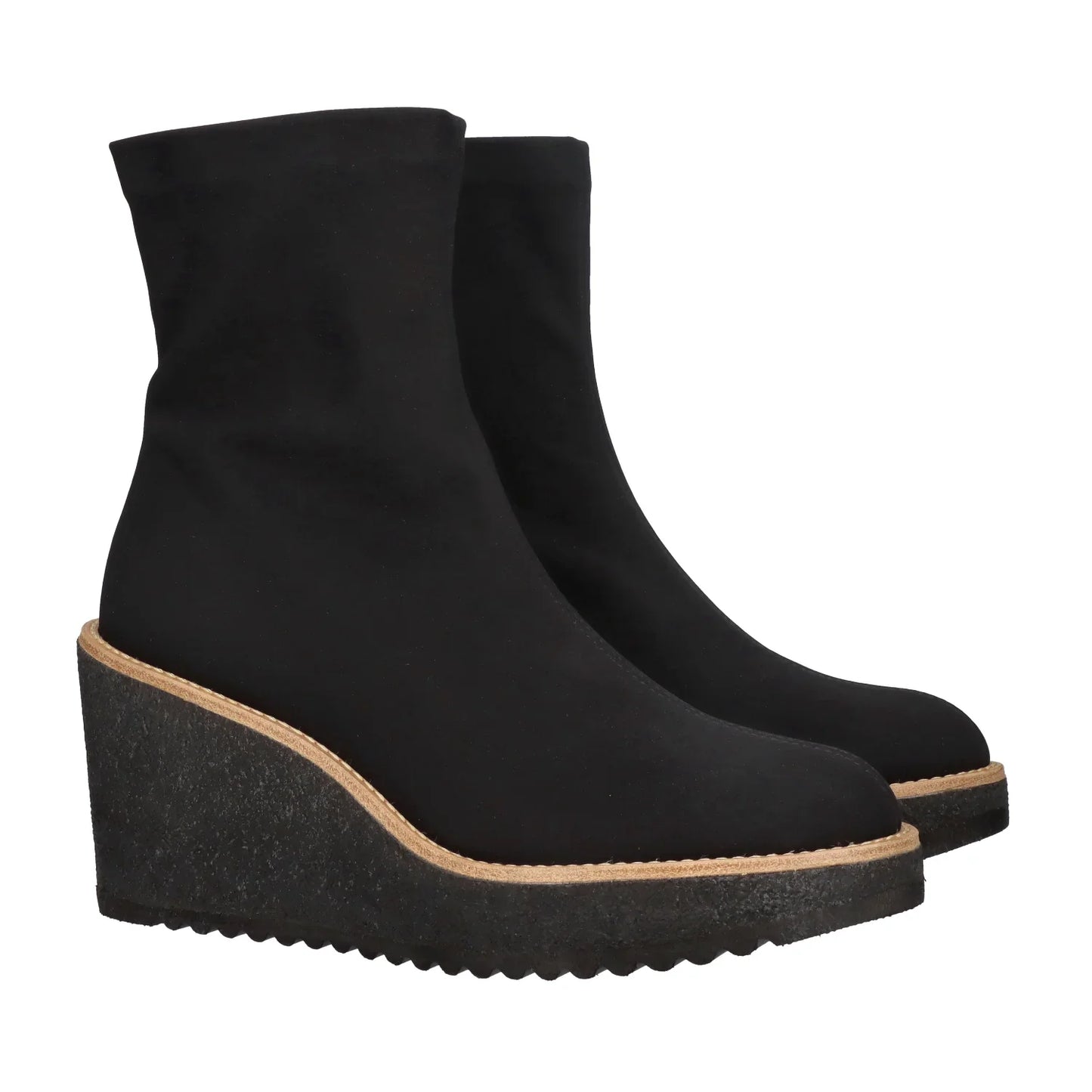 Botines De La Marca Mascaro Para Mujer Modelo Vera Elastic Bootie Negra En Color Negro