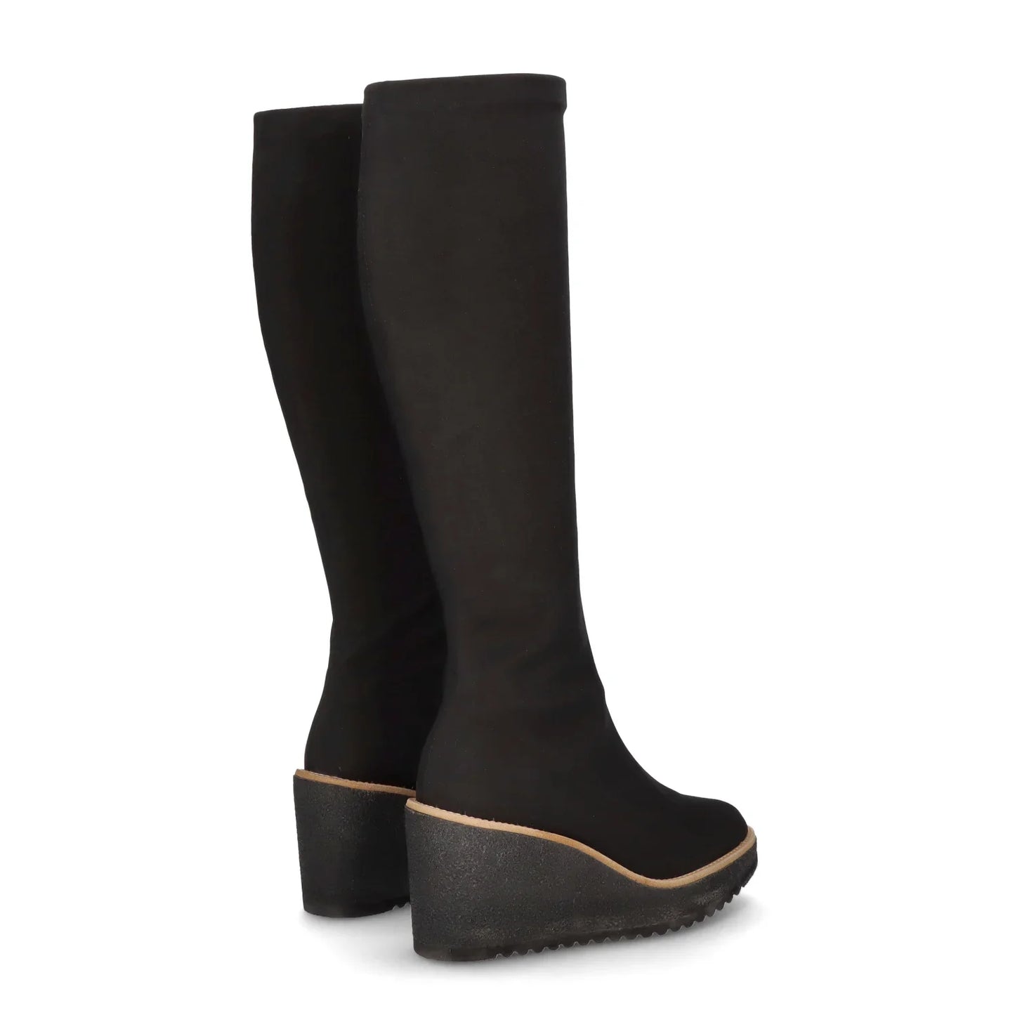 Botas De La Marca Mascaro Para Mujer Modelo Bota Vera Elastic Scotch En Color Negro