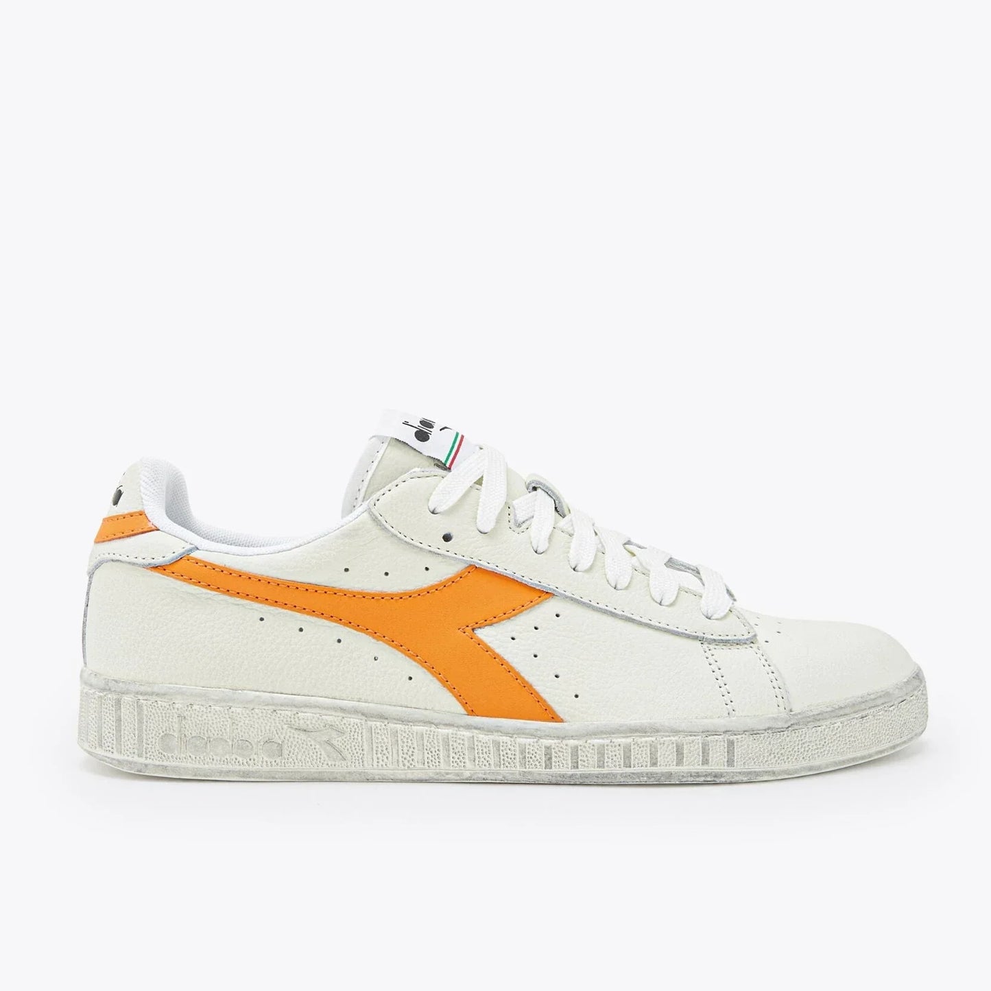 Sneakers unisex Diadora Game L Low Fluo Wax modello arancione