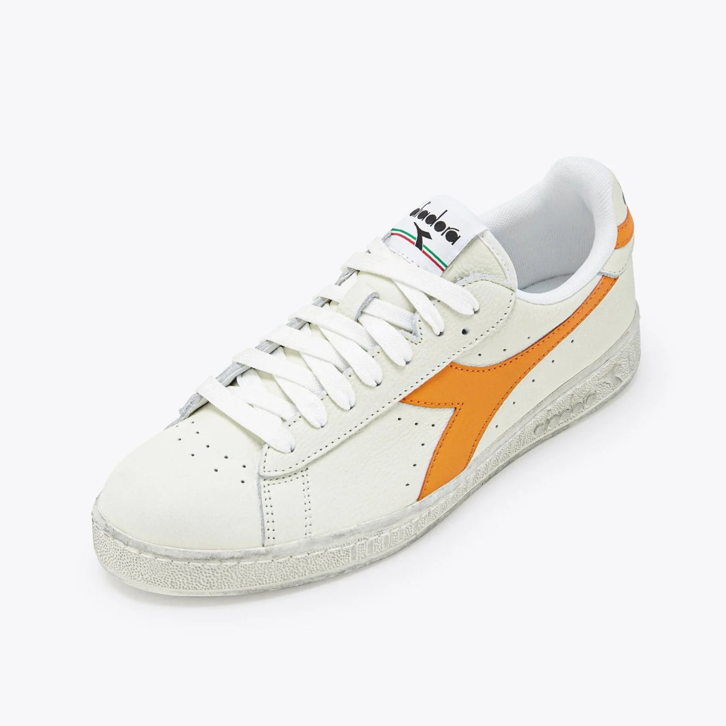 Sneakers unisex Diadora Game L Low Fluo Wax modello arancione