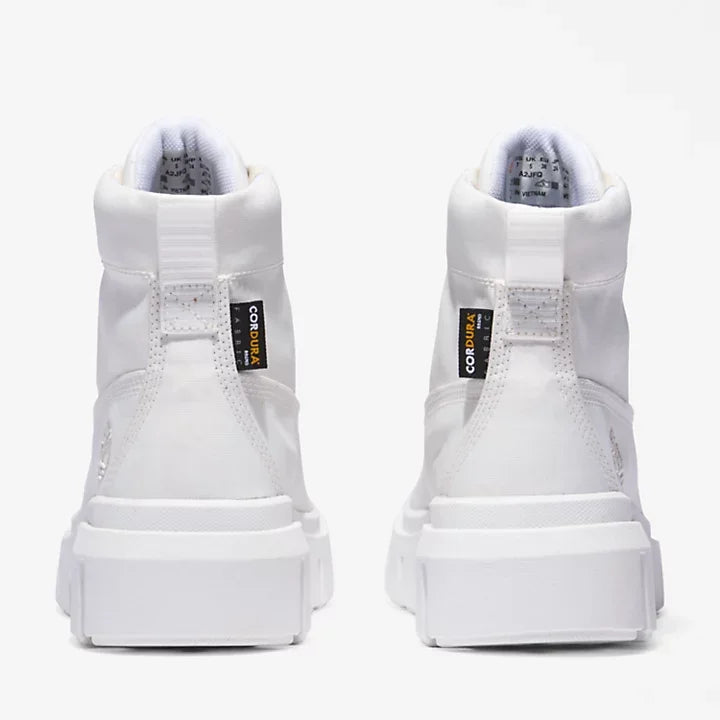Botas De La Marca Timberland Para Mujer Modelo Greyfield Fabric Bt White En Color Blanco