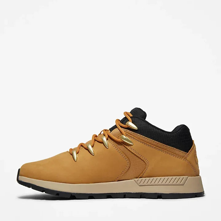 Botines De La Marca Timberland Para Hombre Modelo Sprint Trekker Mid Wheat Nubuck En Color Amarillo