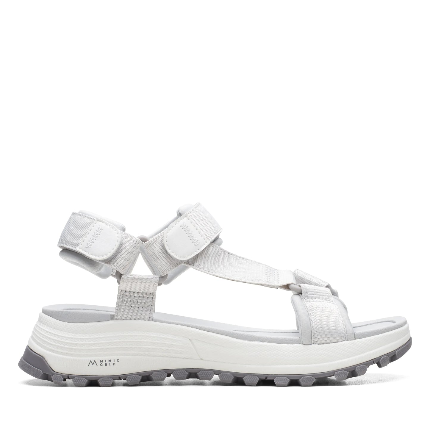 Sandalias De La Marca Clarks Para Mujer Modelo Atltrek Sport White Combination En Color Blanco
