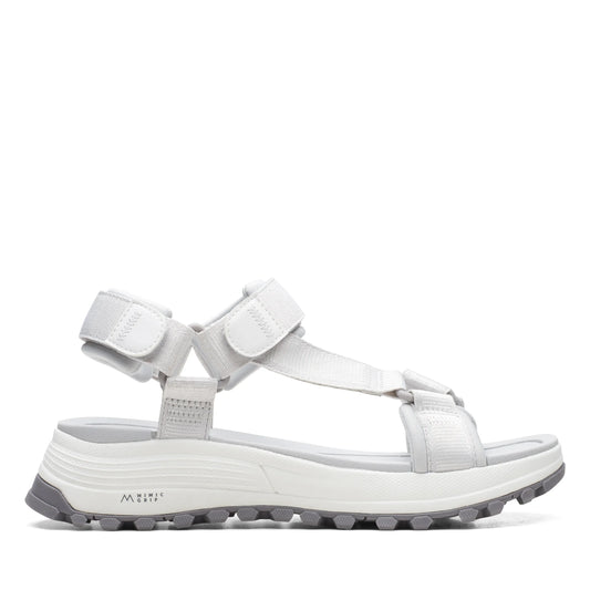 Clarks Dames Atltrek Sport Witte Combi Sandalen in Wit