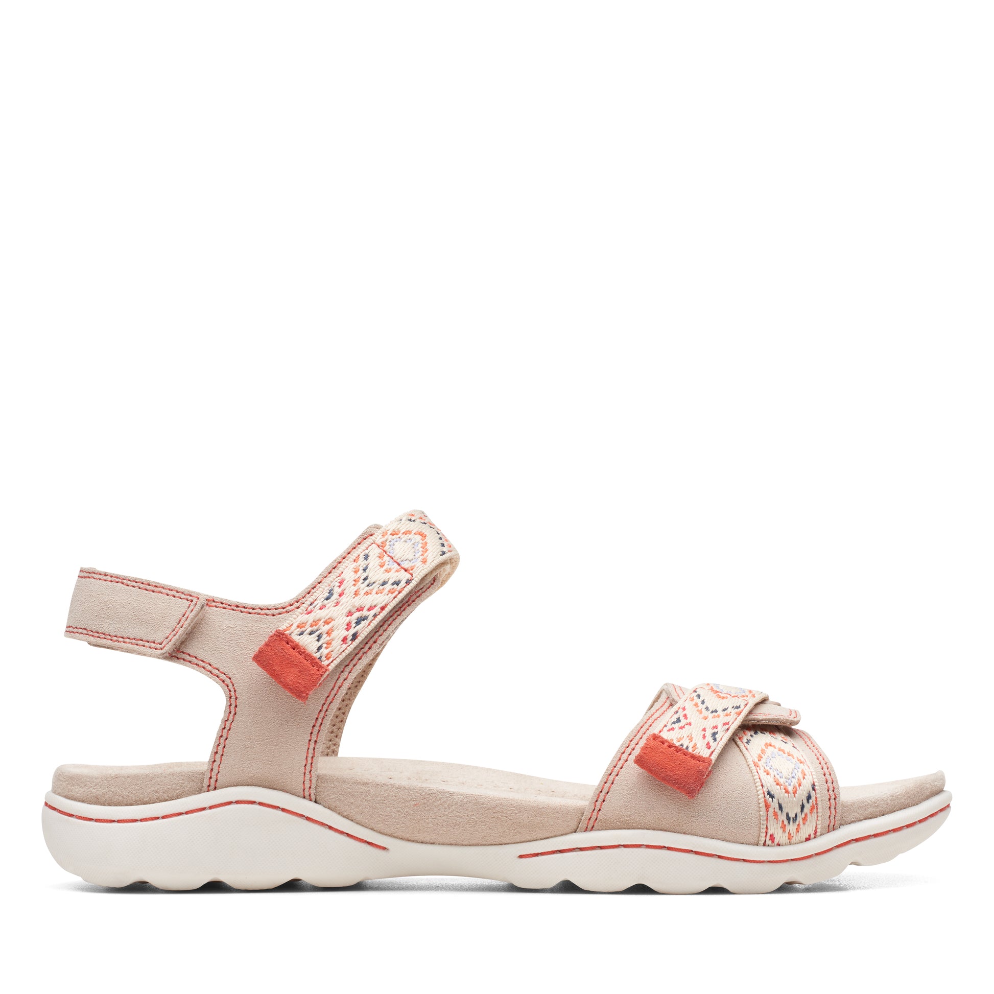 Clarks 女士 Ada Sprint Sand 米色凉鞋