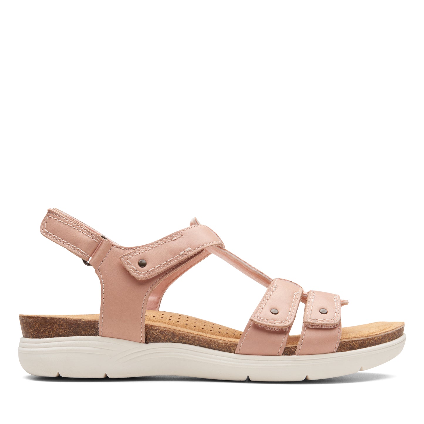 Sandalias De La Marca Clarks Para Mujer Modelo April Cove Blush Leather Multicolor
