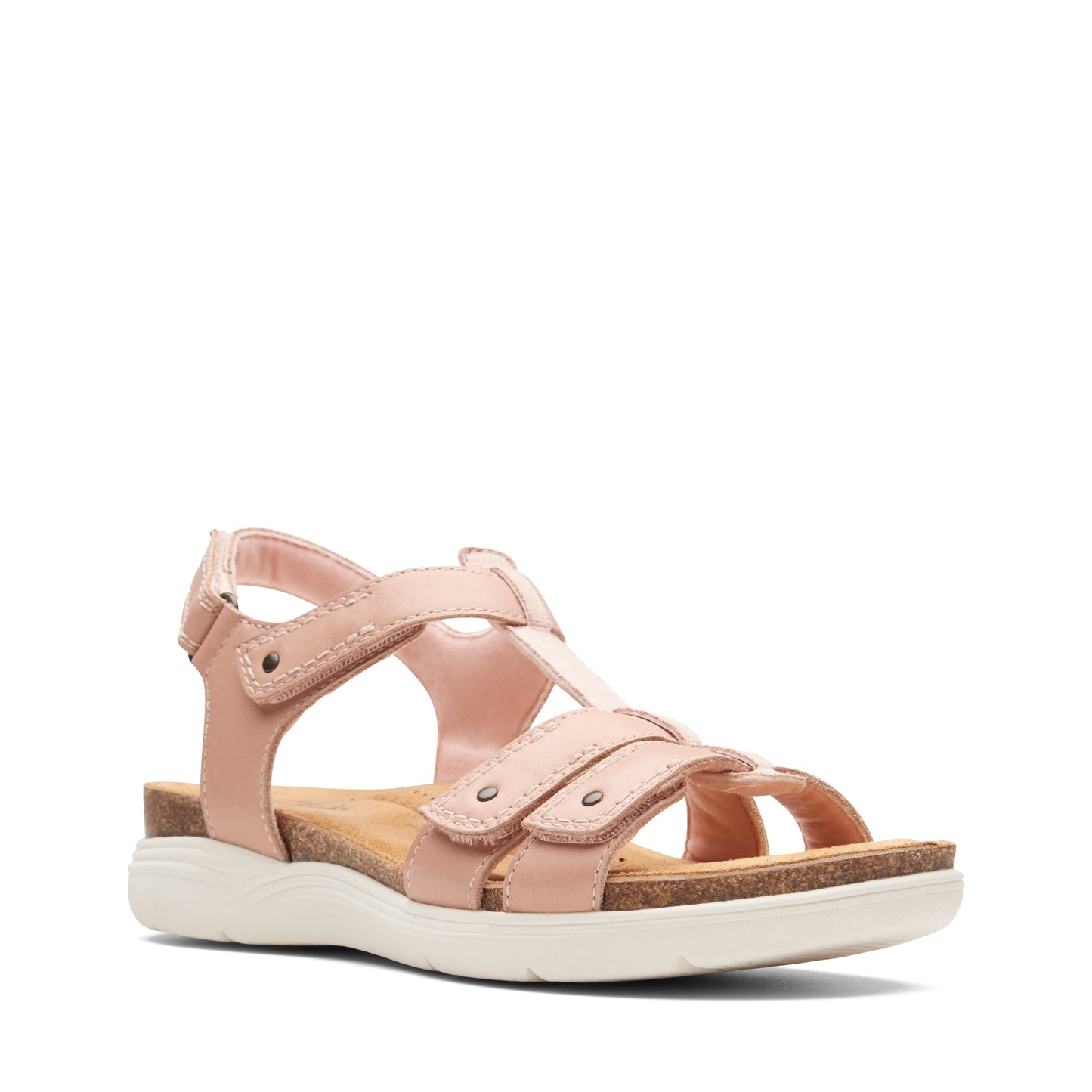 Sandalias De La Marca Clarks Para Mujer Modelo April Cove Blush Leather Multicolor