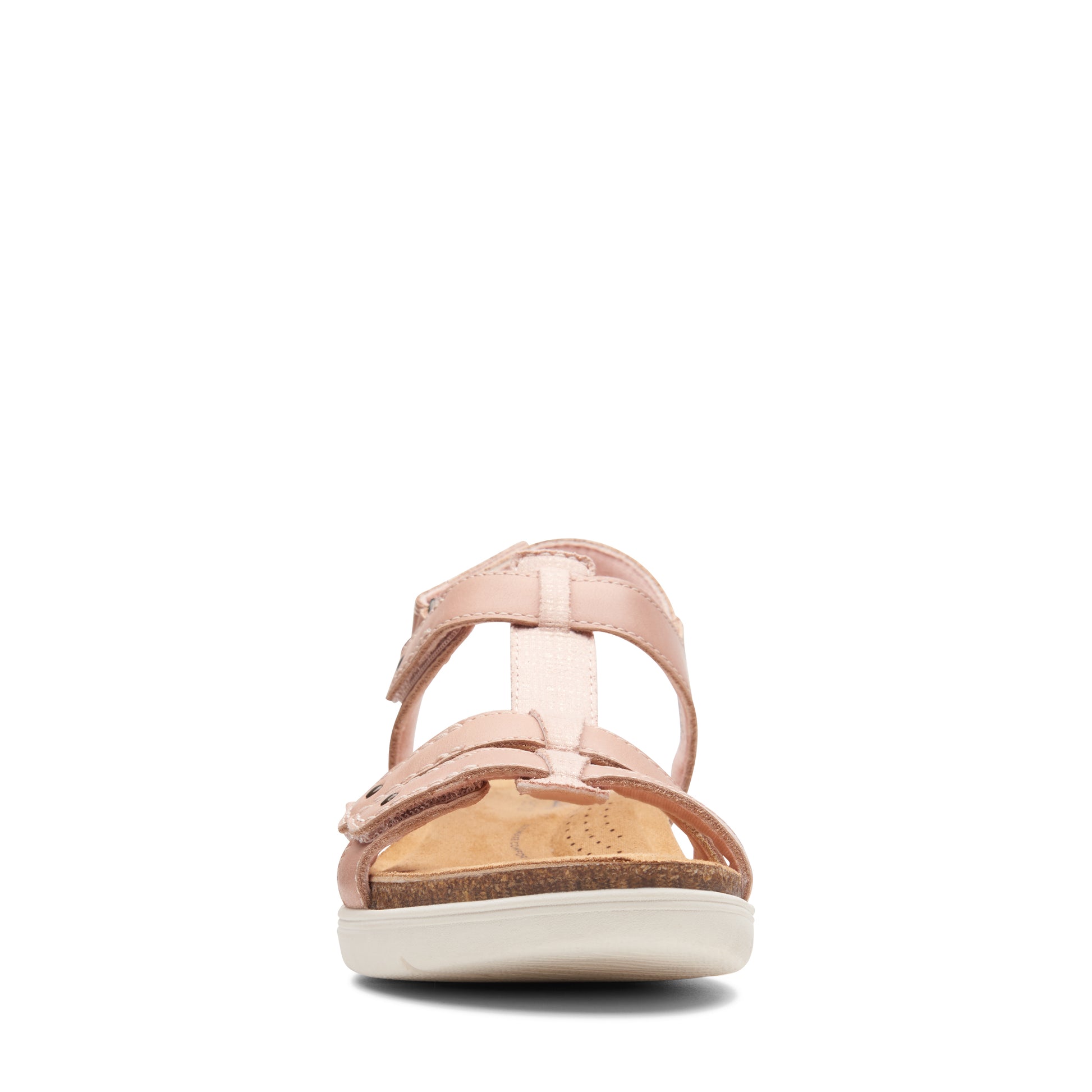 Clarks 女士 April Cove Blush 粉色凉鞋