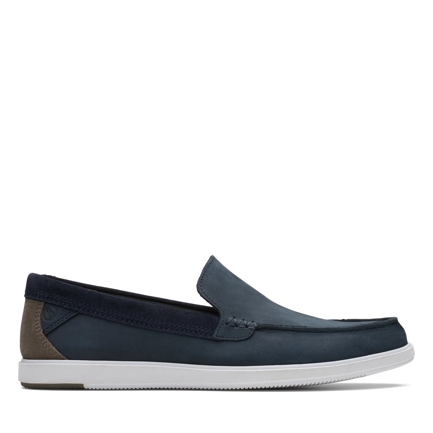 Zapatos Casual De La Marca Clarks Para Hombre Modelo Bratton Loafer Navy Nubuck En Color Azul