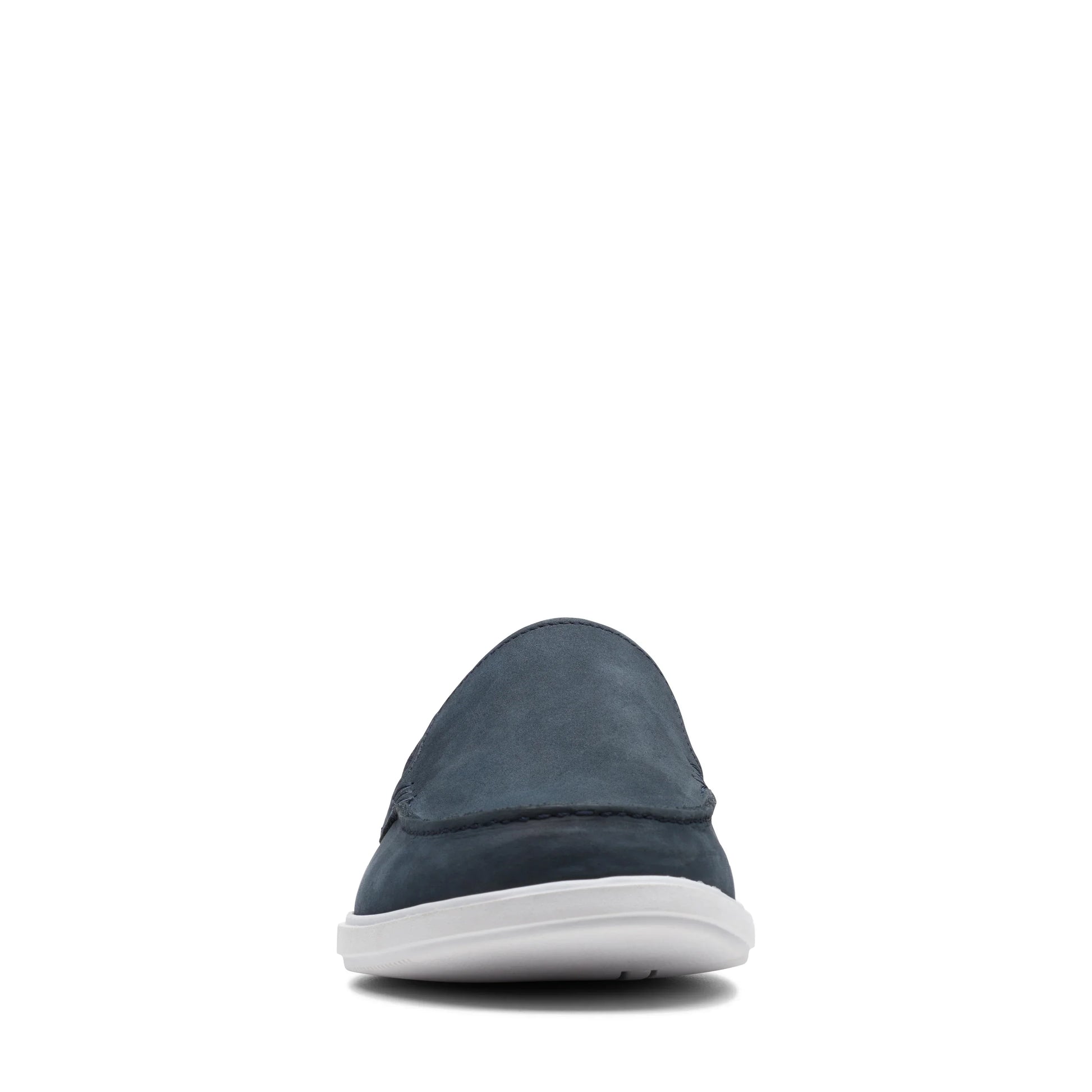 Clarks 男士 Bratton 乐福鞋 海军蓝磨砂皮乐福鞋(蓝色)