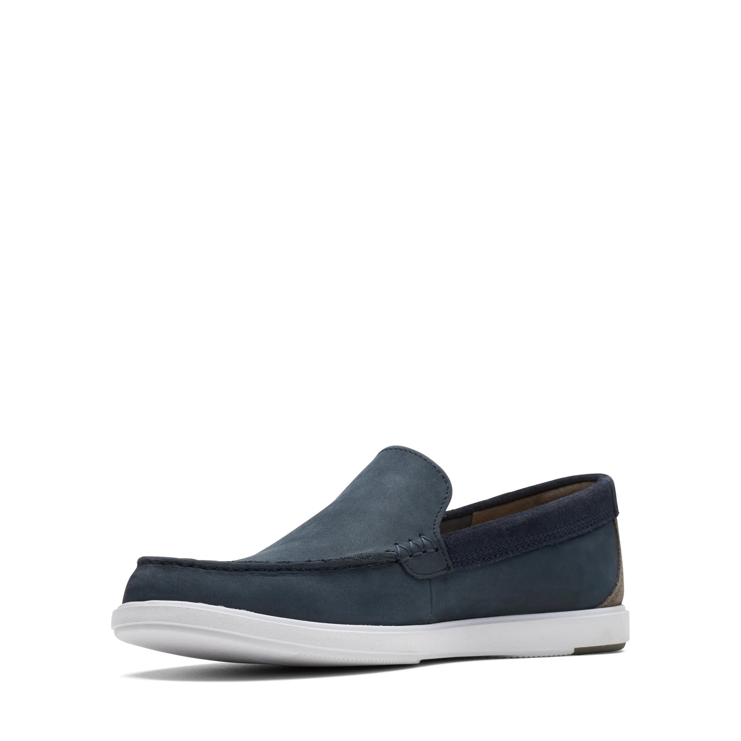 Zapatos Casual De La Marca Clarks Para Hombre Modelo Bratton Loafer Navy Nubuck En Color Azul