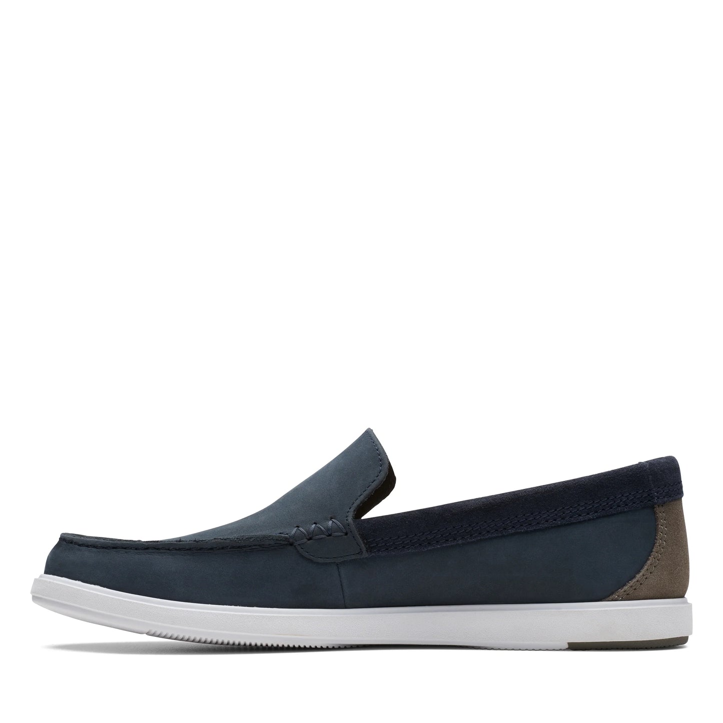 Zapatos Casual De La Marca Clarks Para Hombre Modelo Bratton Loafer Navy Nubuck En Color Azul
