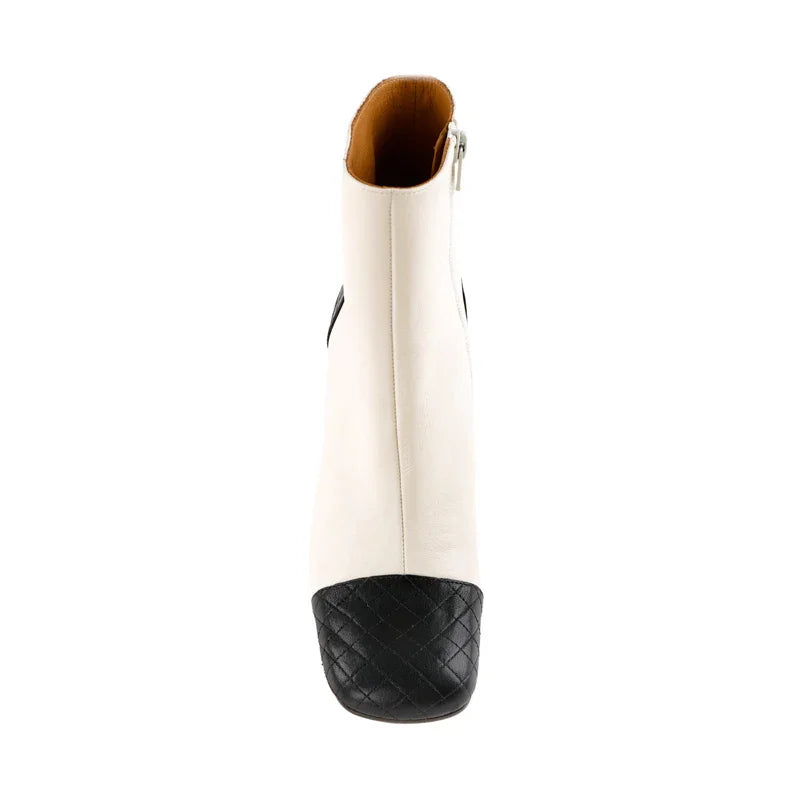 Bottes Pabush blanches pour femme Chie Mihara