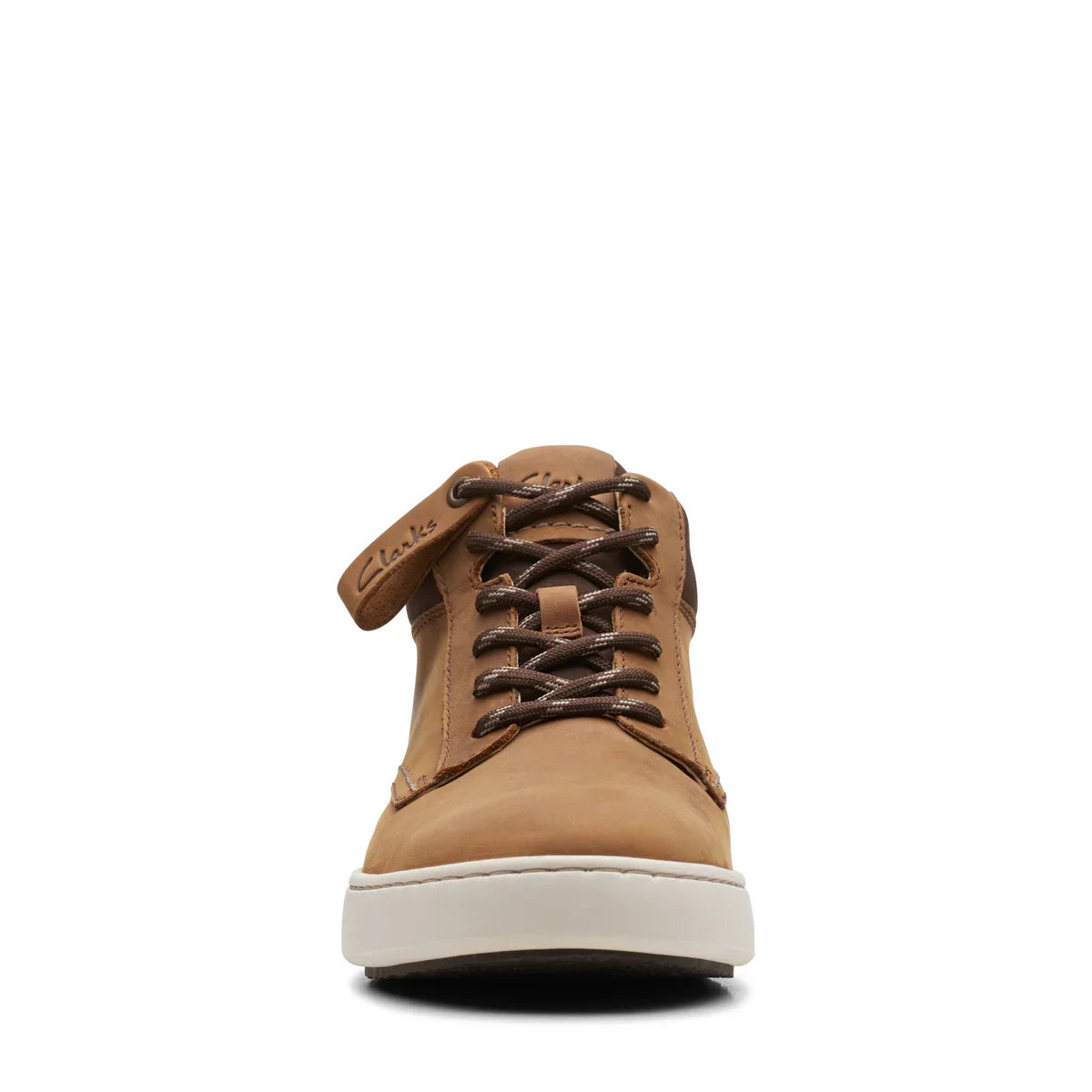 Botines De La Marca Clarks Para Hombre Modelo Courtlite Mid Light Tan En Color Marrón