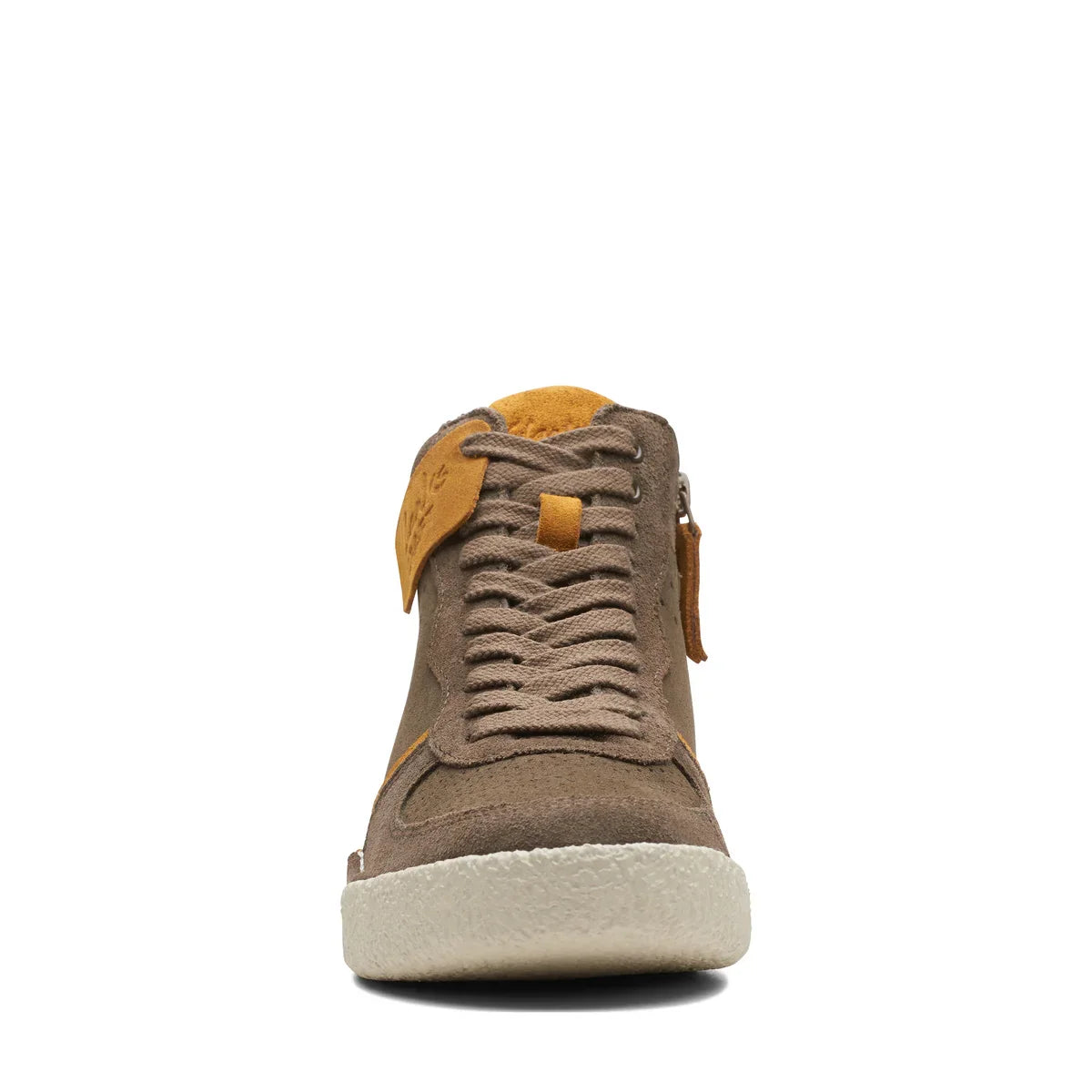 Botines De La Marca Clarks Para Mujer Modelo Craft Cup Mid Olive Combination En Color Verde