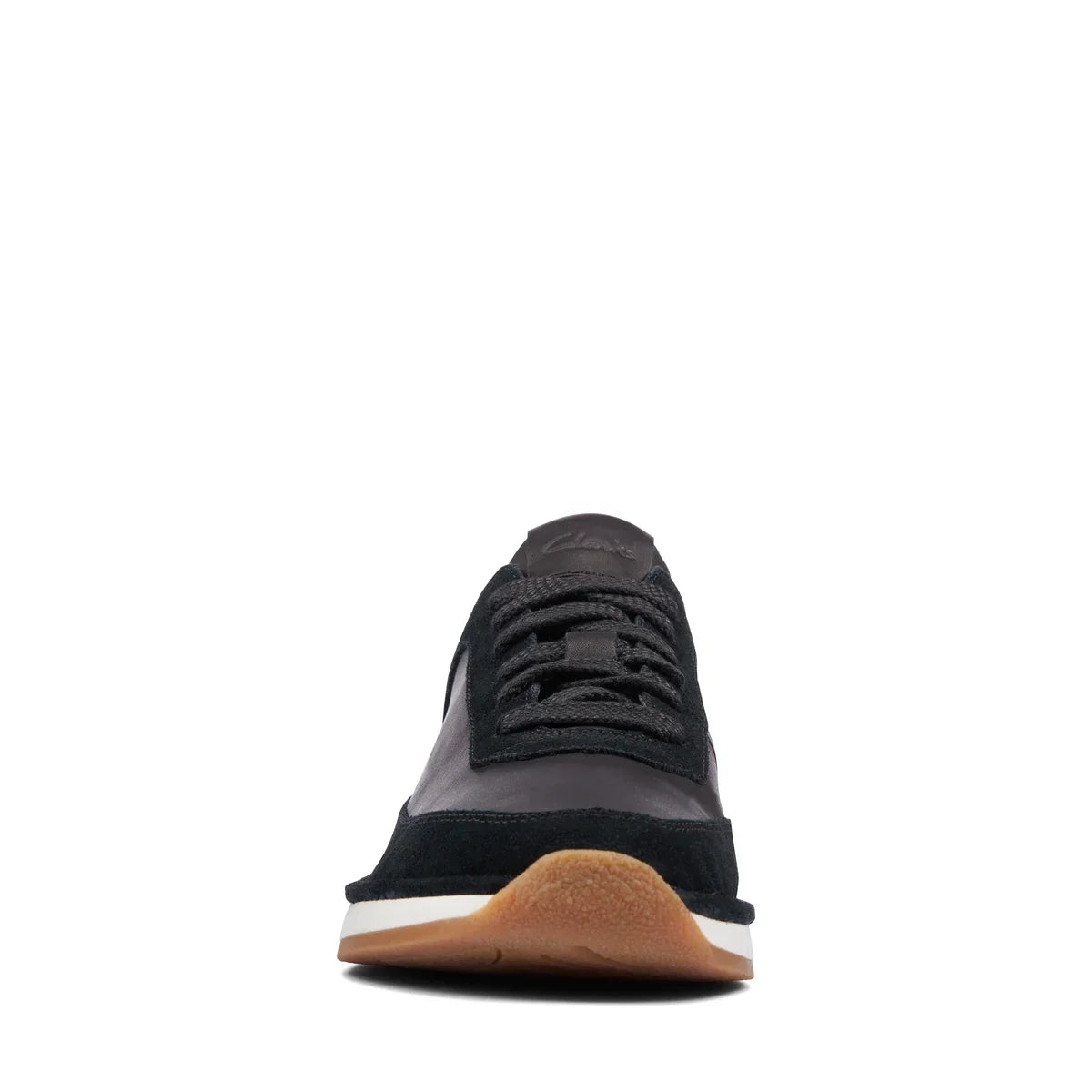 Sneakers De La Marca Clarks Para Mujer Modelo Craftrun Lace Black Combination Suede En Color Negro