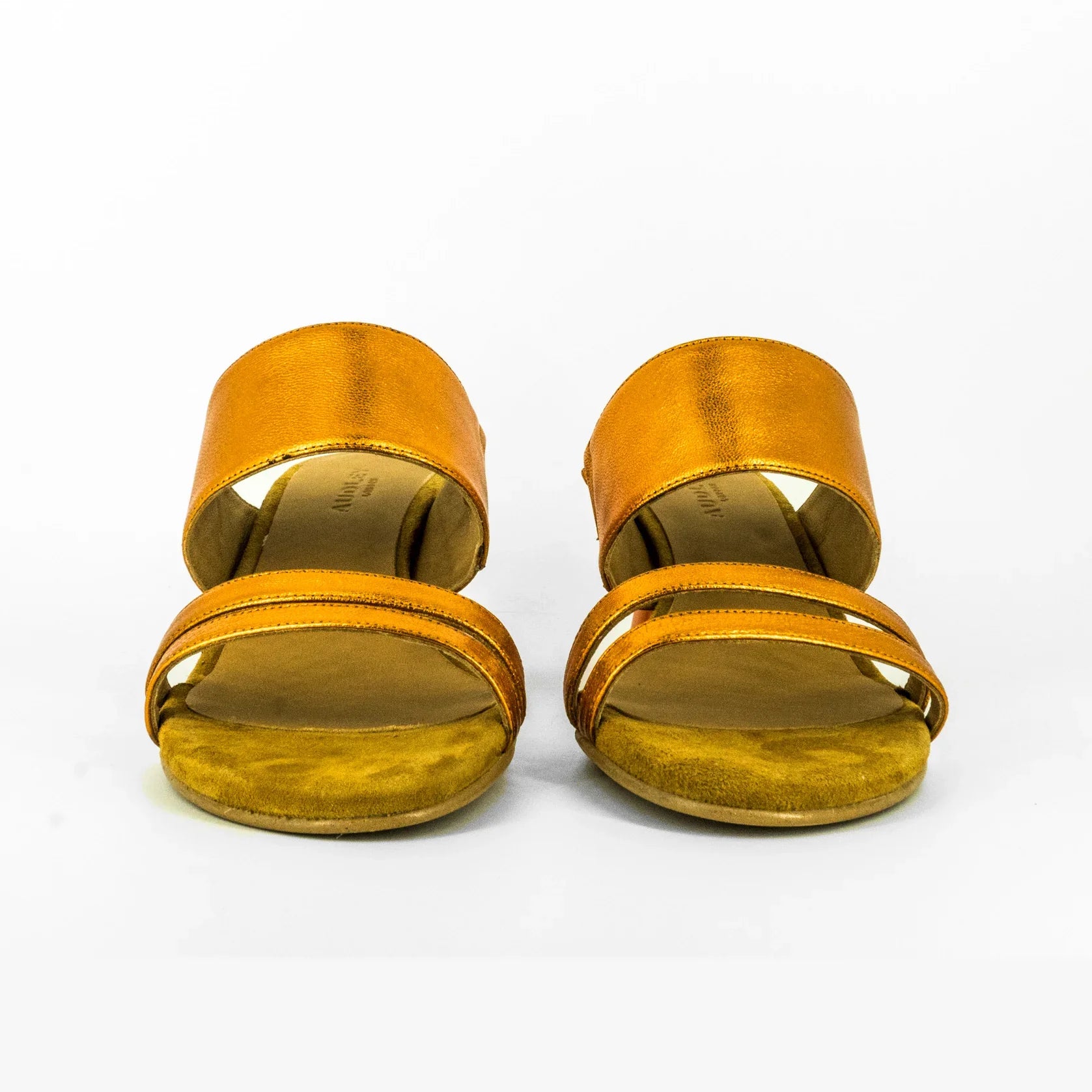 Sandalias De La Marca Audley Modelo Tacón Galaxy Mate Natron