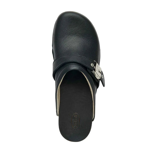 Chodaki damskie Scholl Iconic Pescura Clog 50 1004 czarne F29983
