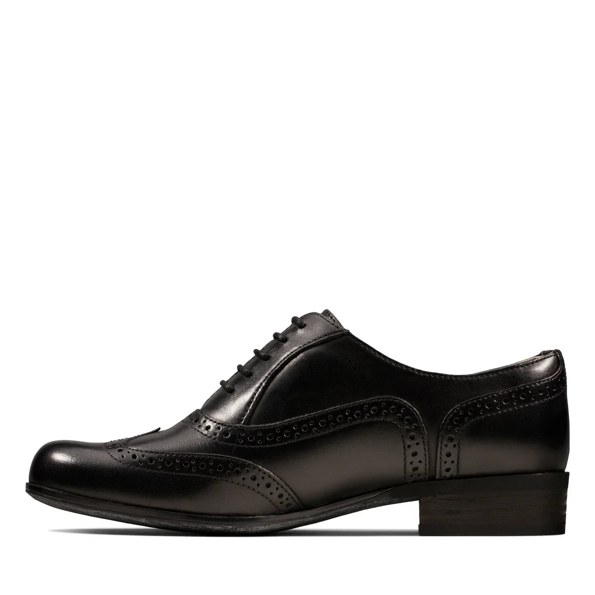 Zapatos Casual De La Marca Clarks Para Mujer Modelo Hamble Oak Black Leather En Color Negro