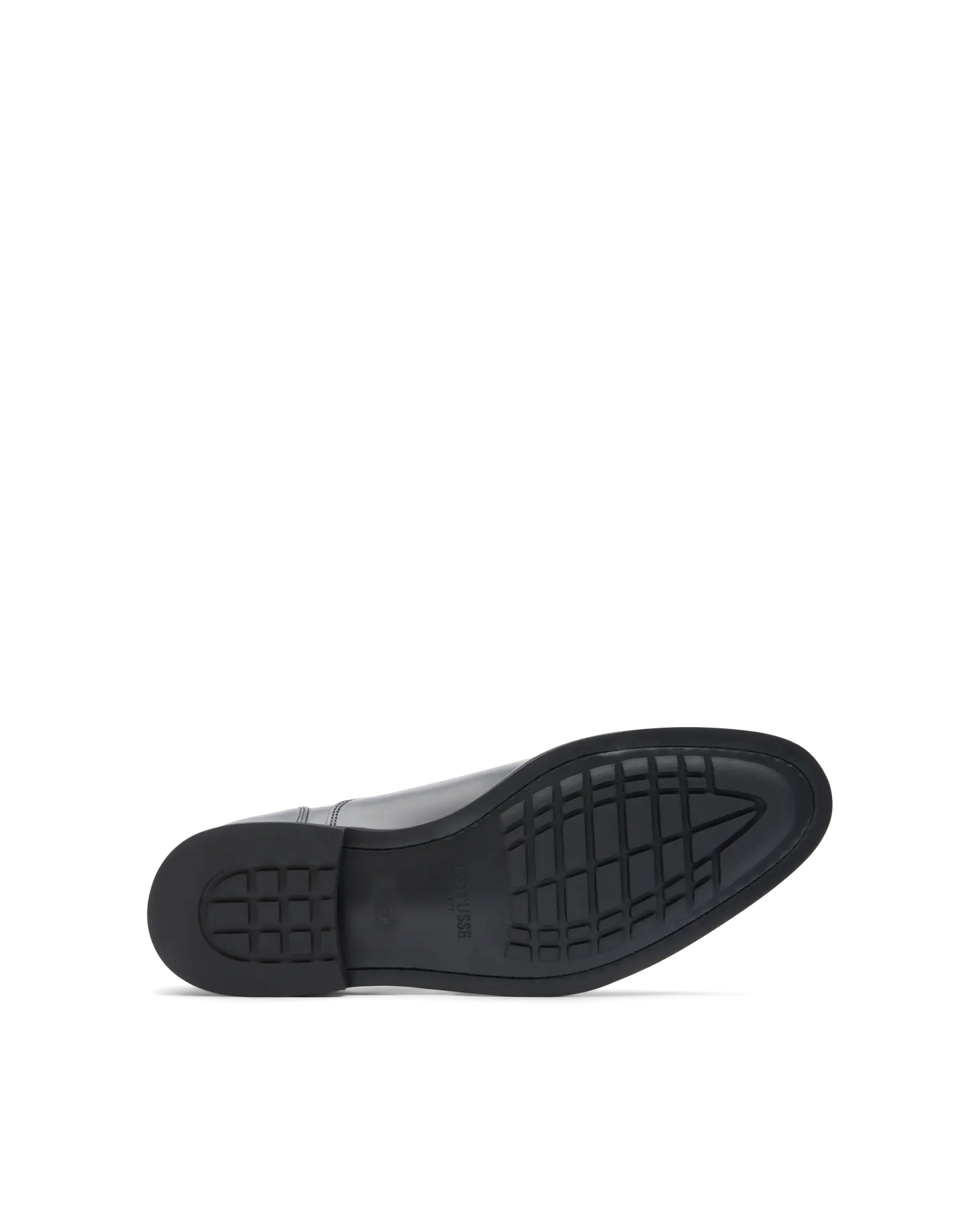 Chaussures Oxford Holborn pour homme Lottusse en cuir de vache brossé noir
