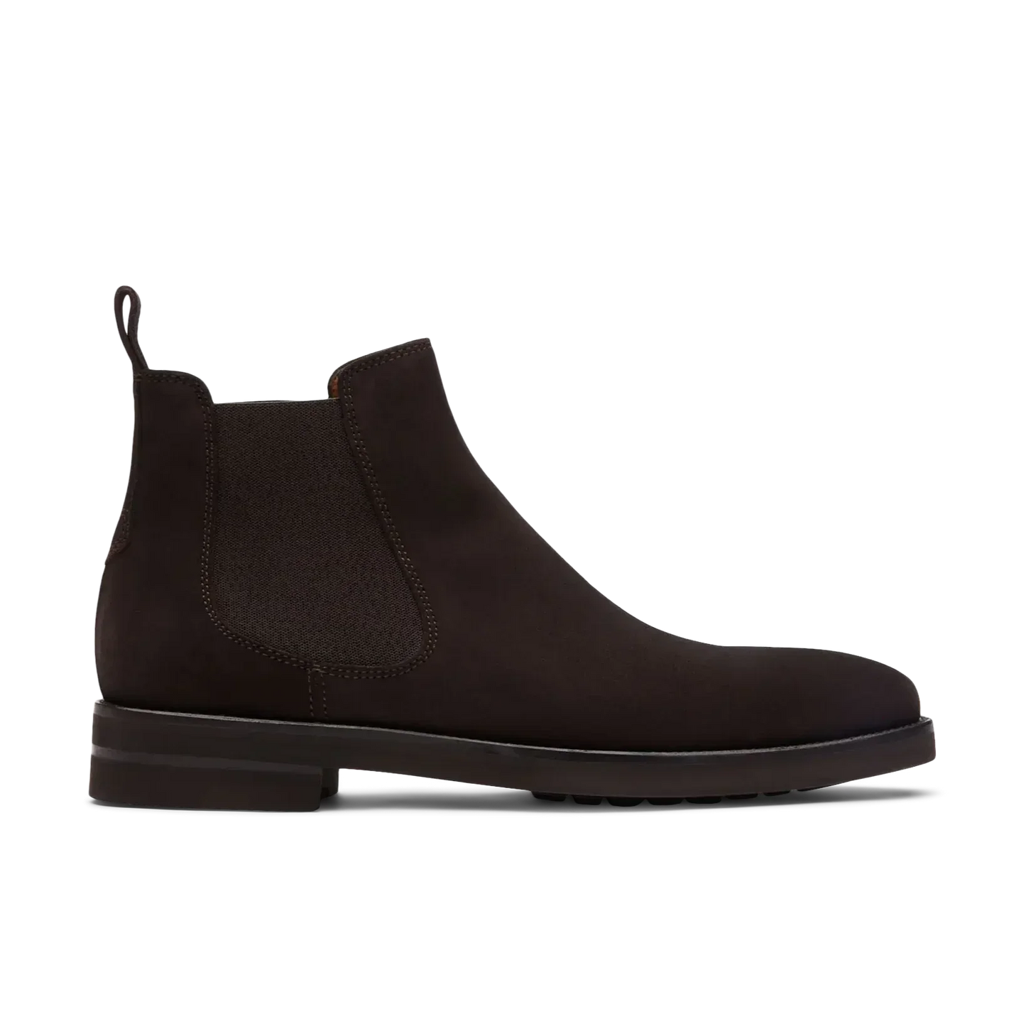 Bottines Chelsea en daim marron Holborn Moka pour homme de Lottusse