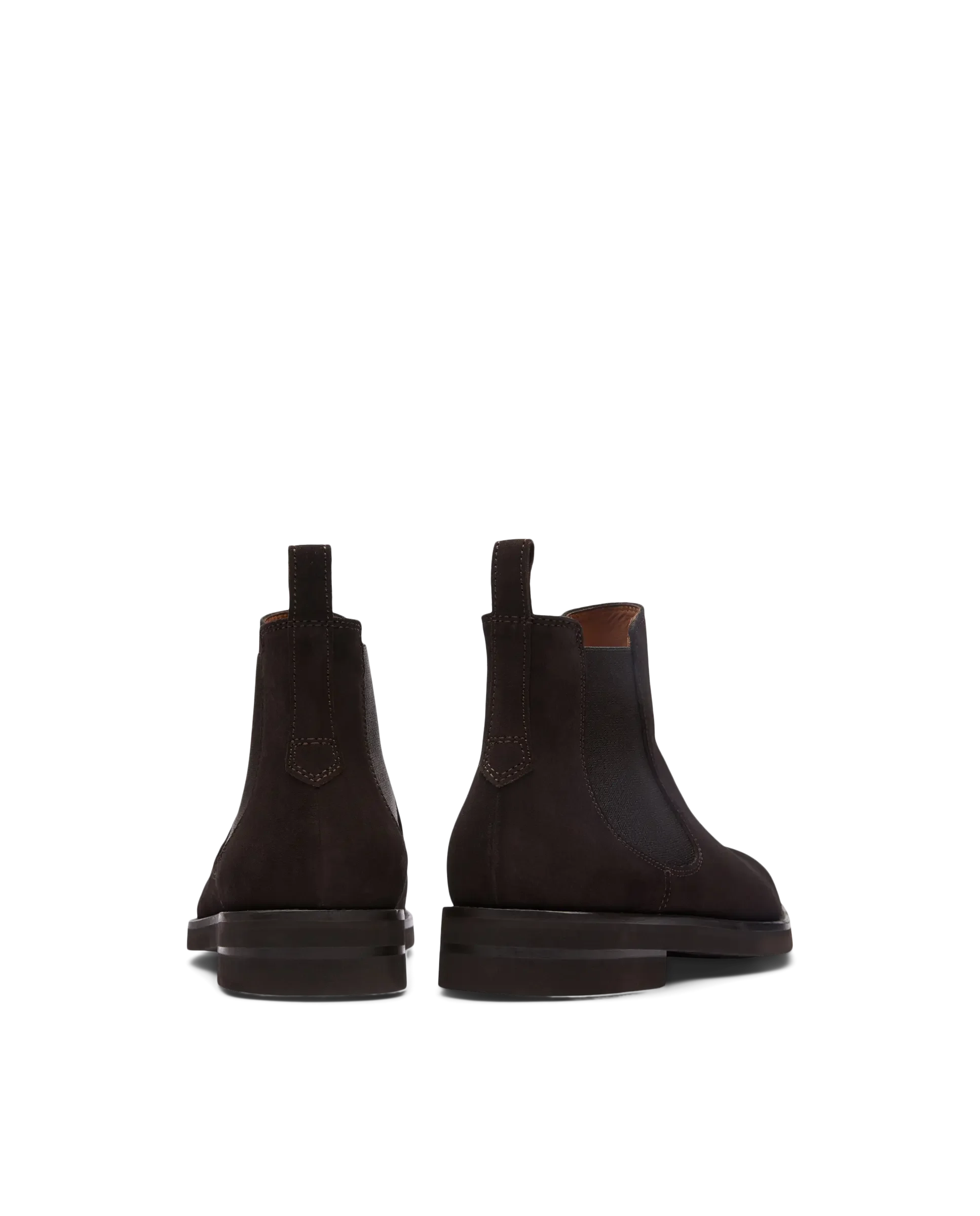 LOTTUSSE 男士切尔西靴,Holborn Moka,棕色绒面小牛皮