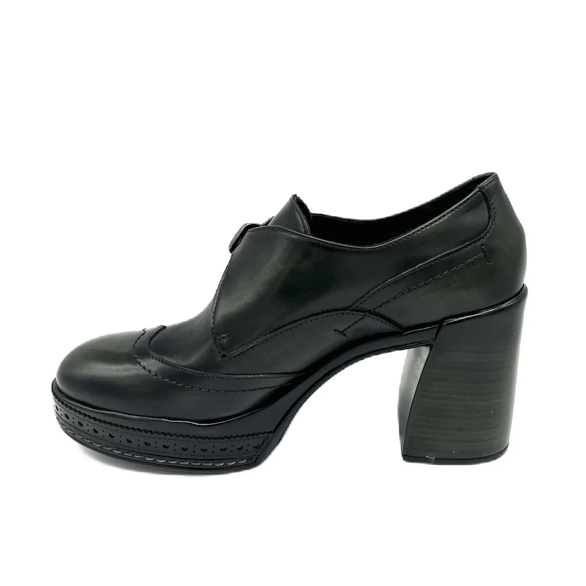 Chaussures à talons hauts pour femme de la marque Pons Quintana, modèle Amelia Forest Nepal, de couleur verte.