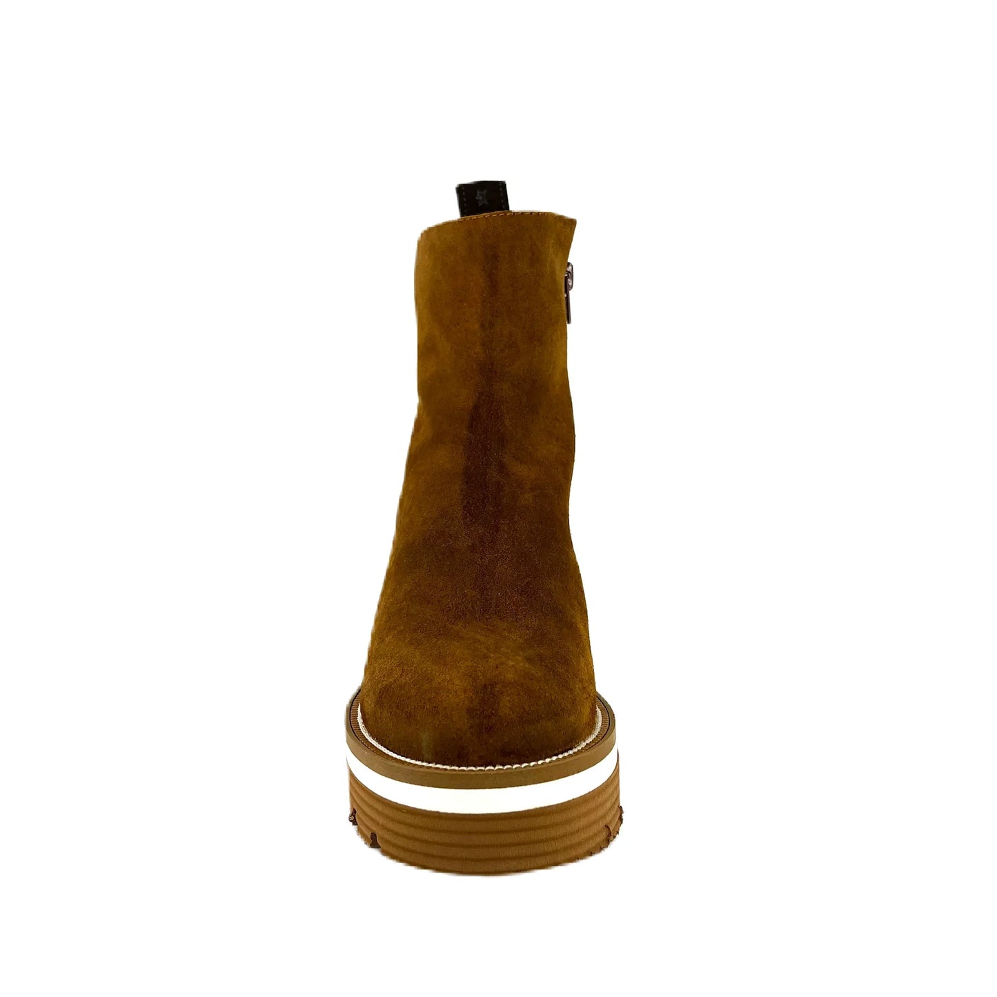Botines De La Marca Pedro Miralles Para Mujer Modelo Velour Nobuk Marrón Mod 22301En Color Marrón