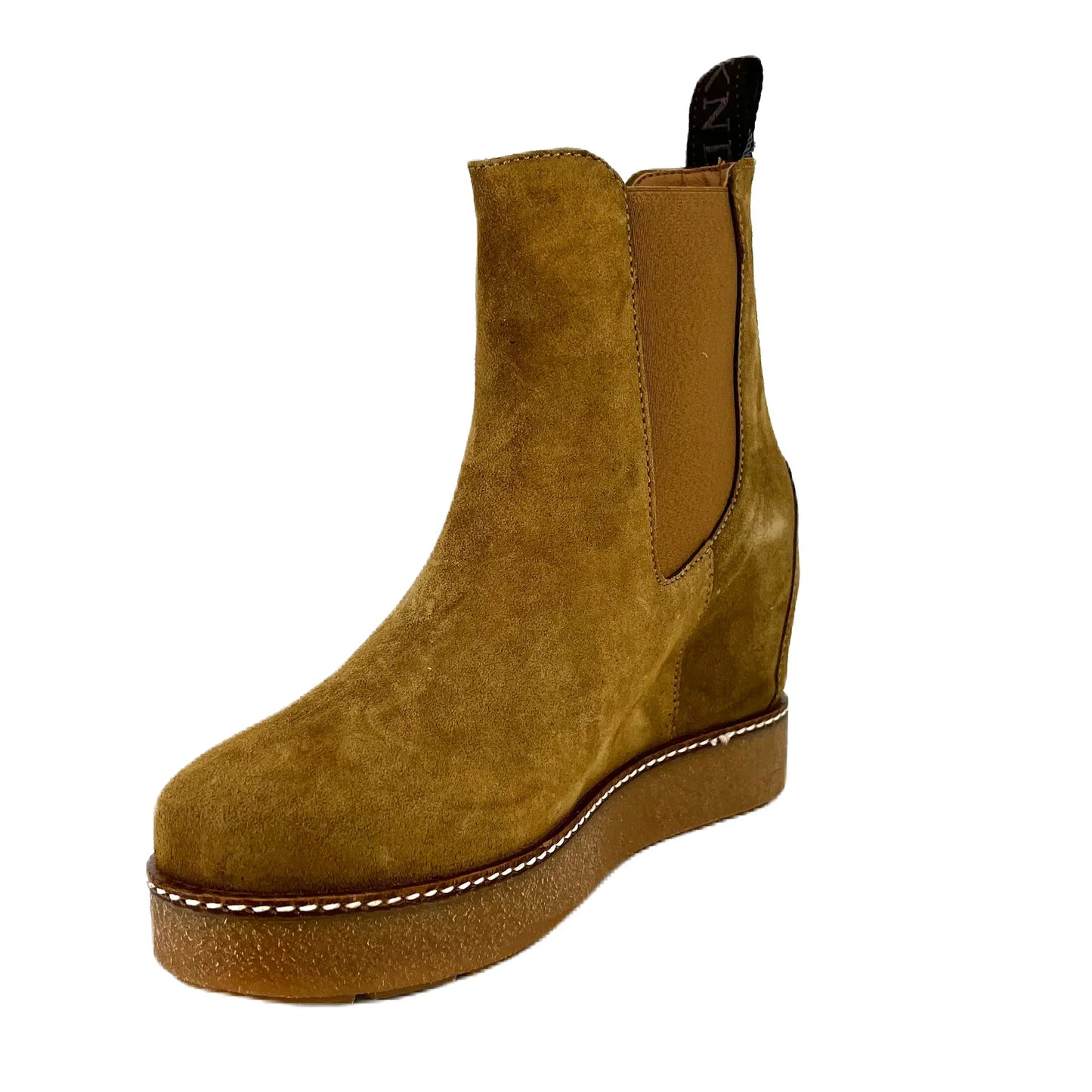 Botines Chelsea De La Marca Pedro Miralles Modelo Velour Birra 22308