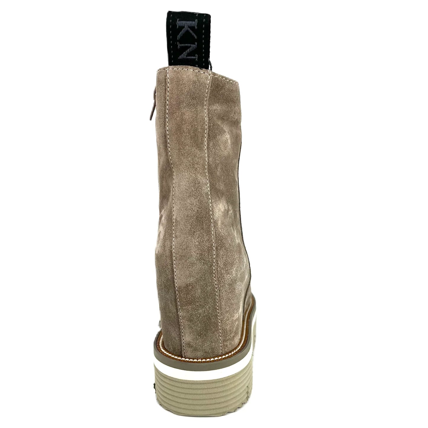 Botines De La Marca Pedro Miralles Para Mujer Modelo Velour Peltro Mod 22301En Color Gris