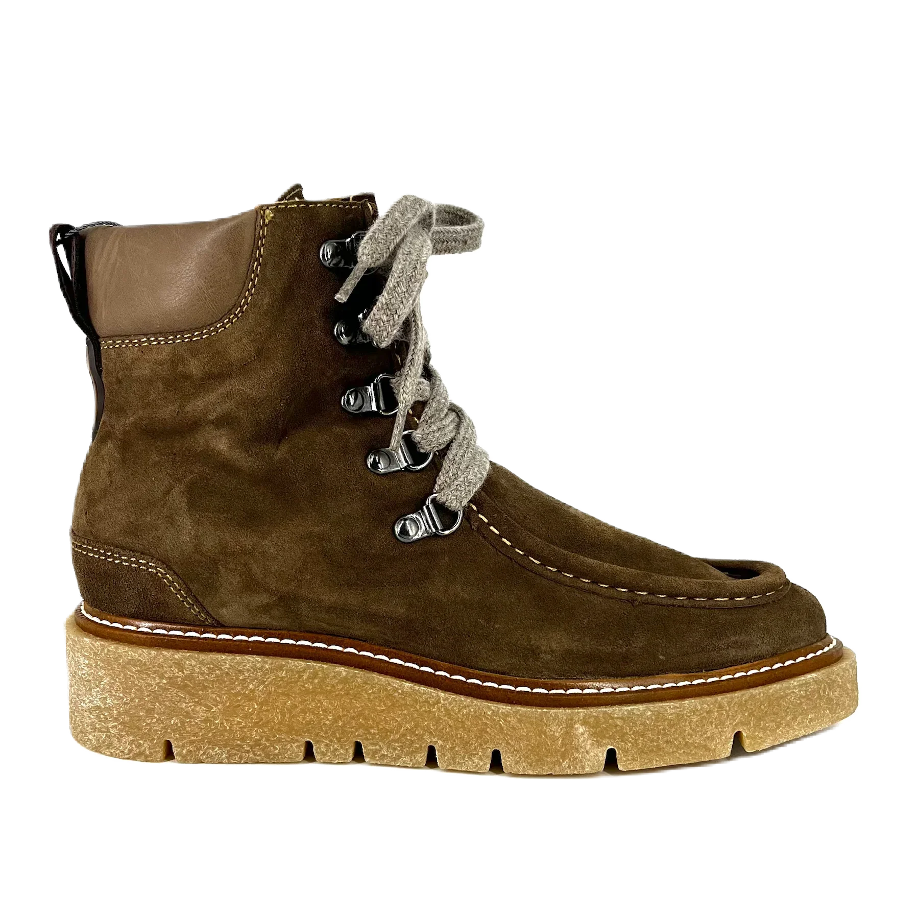 Pedro Miralles 女式踝靴,型号 Mod 22201,Velour Fango,棕色