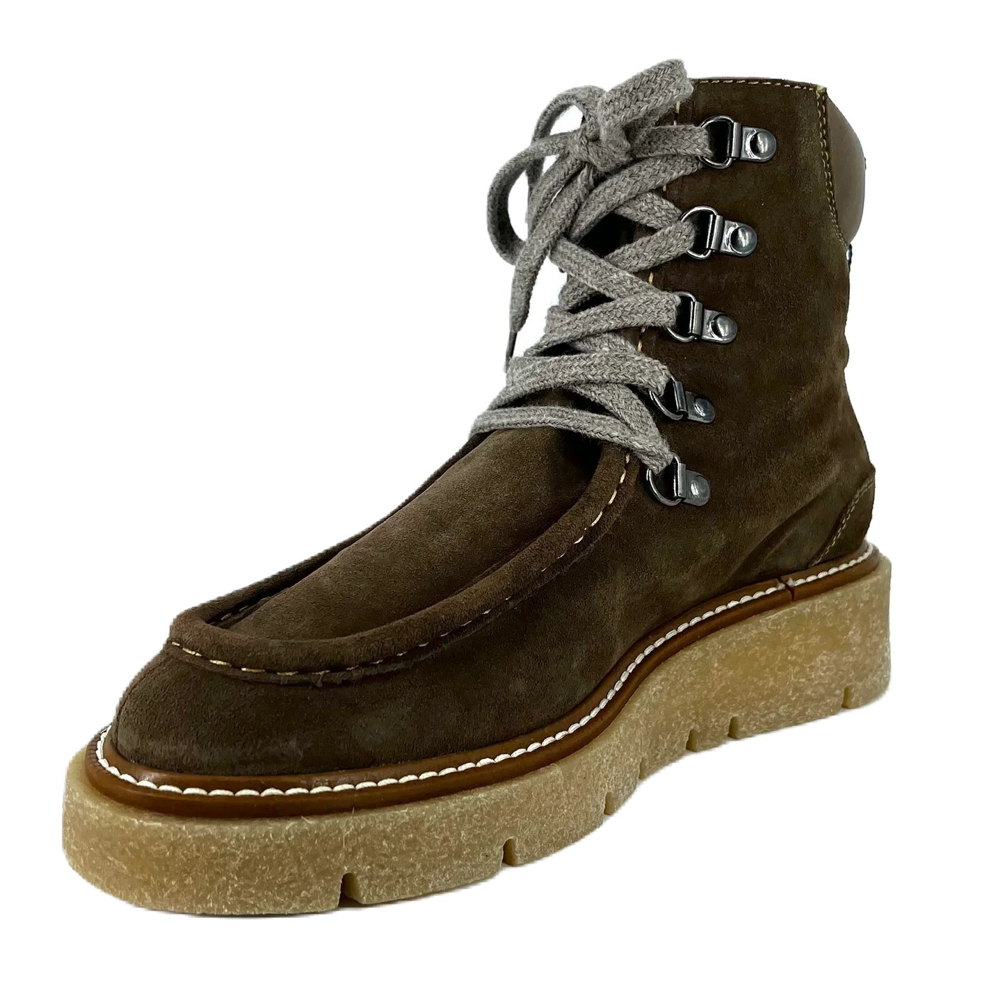 Botines De La Marca Pedro Miralles Para Mujer Modelo Mod 22201 Velour FangoEn Color Marrón