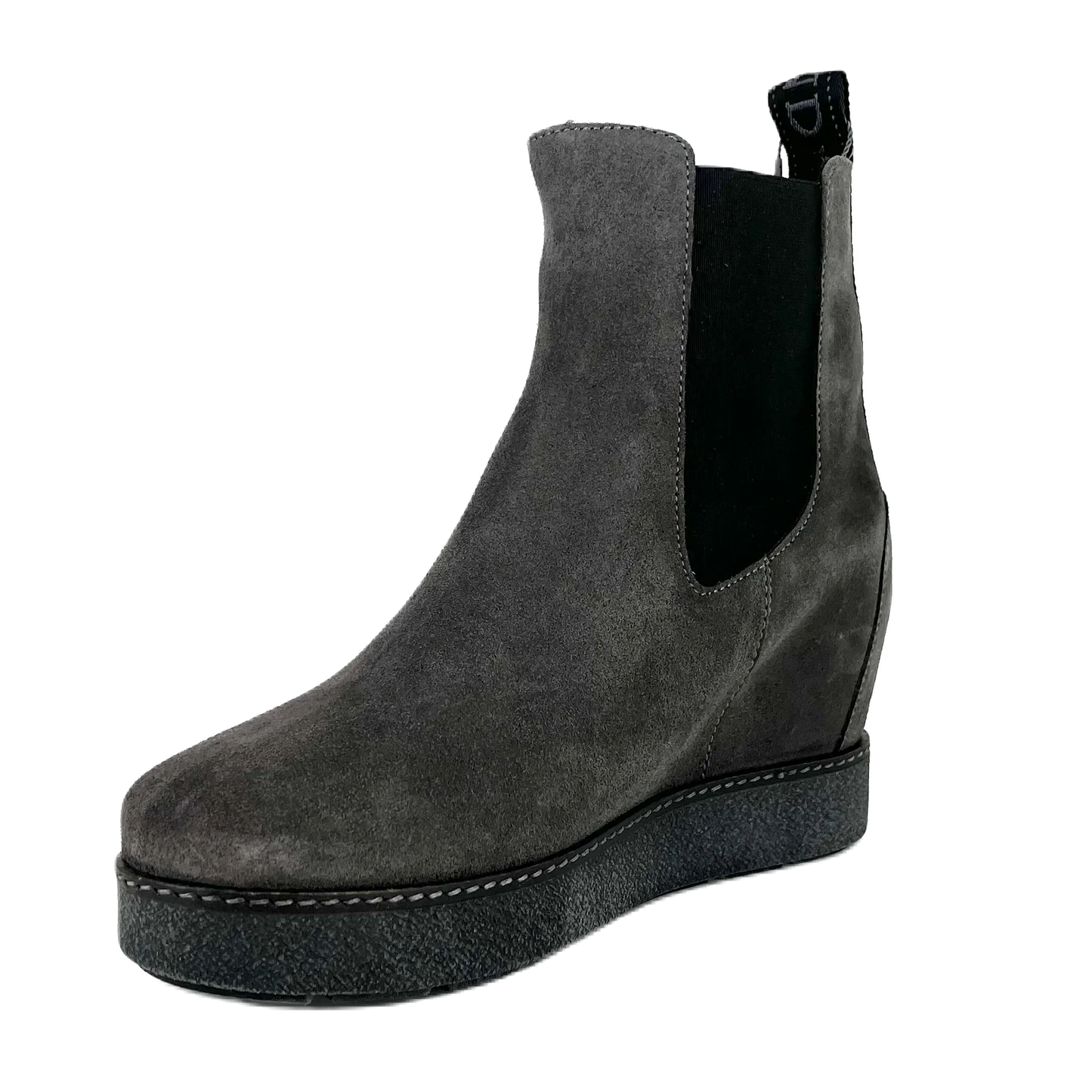 Botines De La Marca Pedro Miralles Para Mujer Modelo Velour I Mod 22308En Color Gris