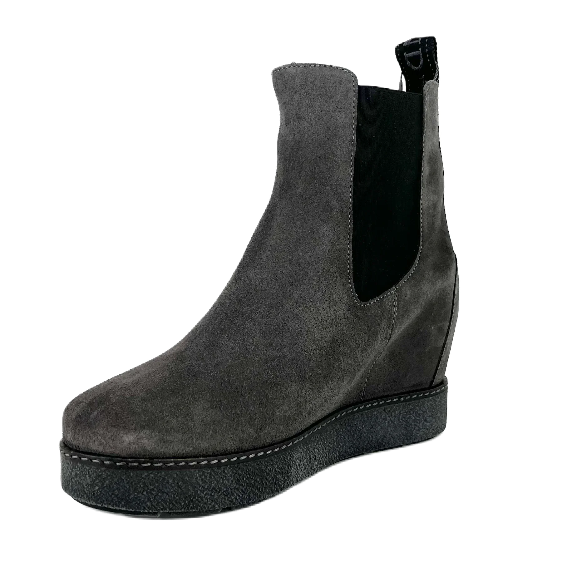 Pedro Miralles 女士天鹅绒 I 型踝靴,型号 22308,灰色